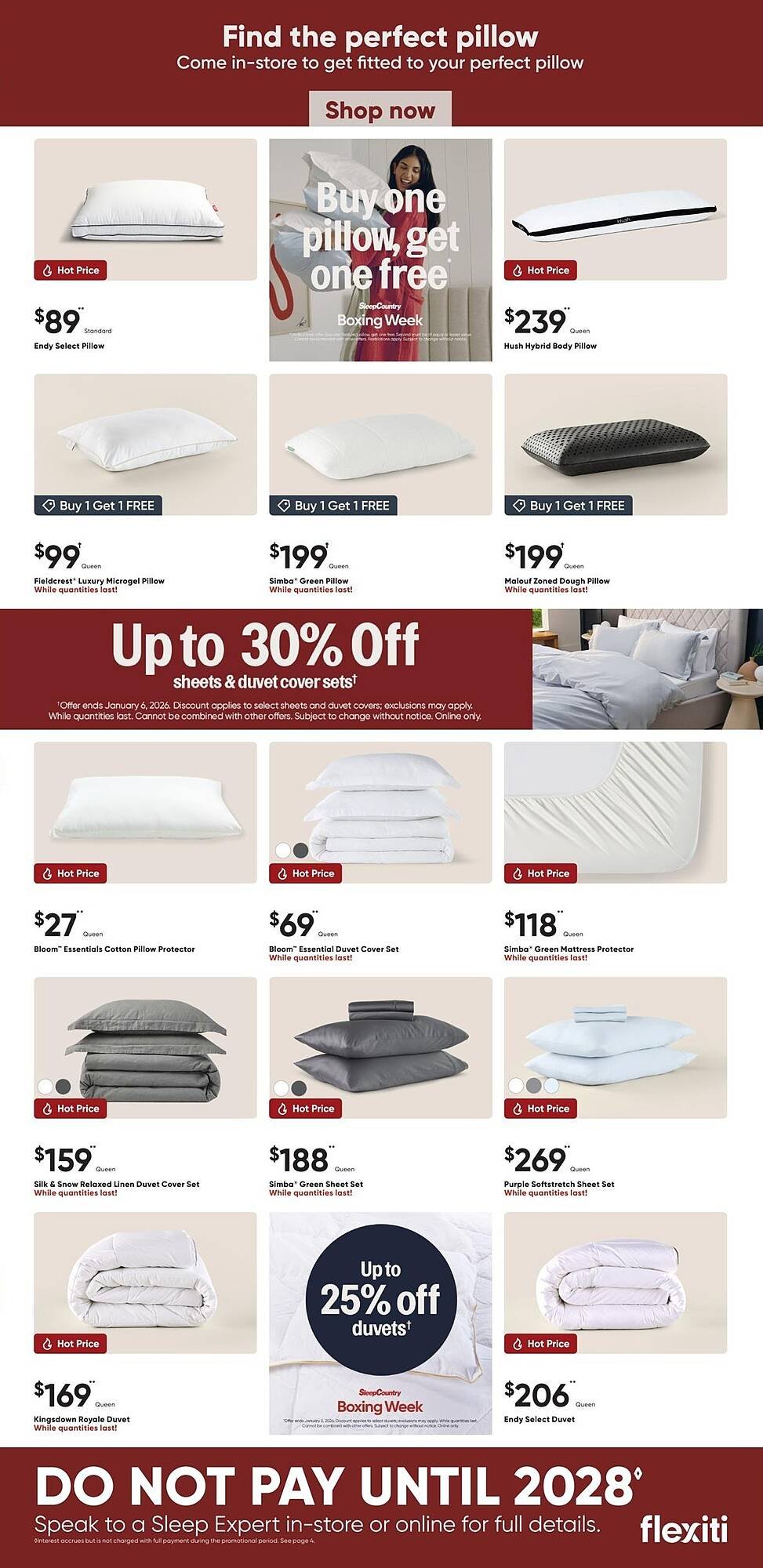 Sleep Country flyer (2025-12-23 - 2025-12-28) | 3