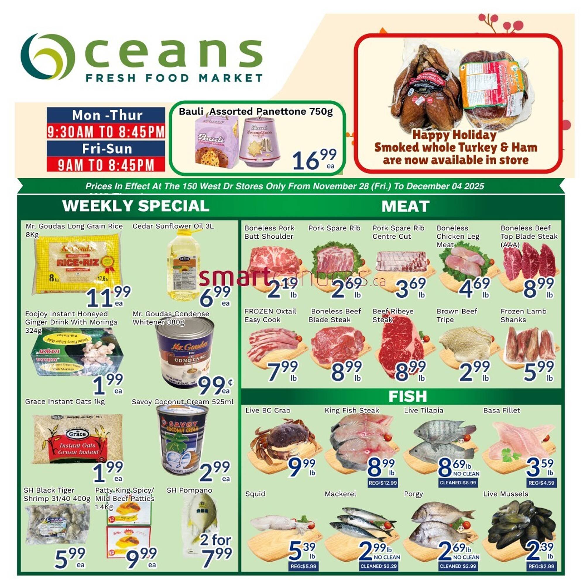 Oceans Fresh Food Market flyer