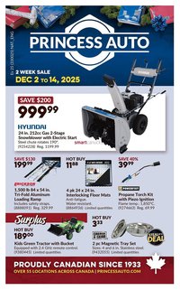 Princess Auto flyer (2025-11-27 - 2025-12-02)