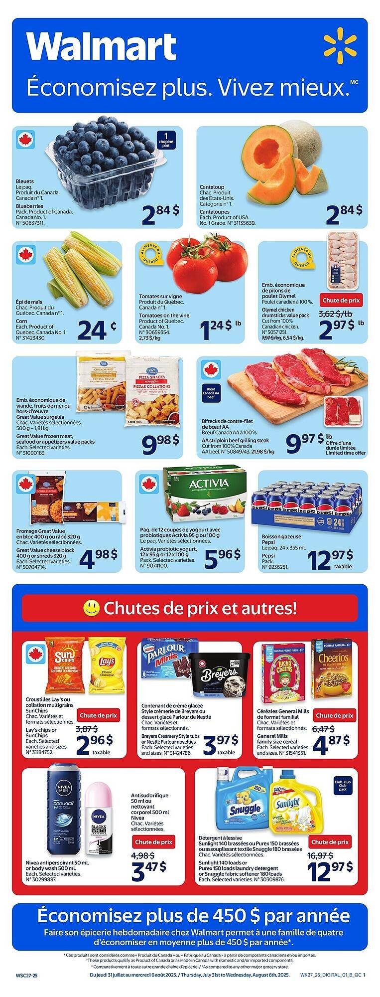 Walmart flyer (2025-07-31 - 2025-08-06) | 1