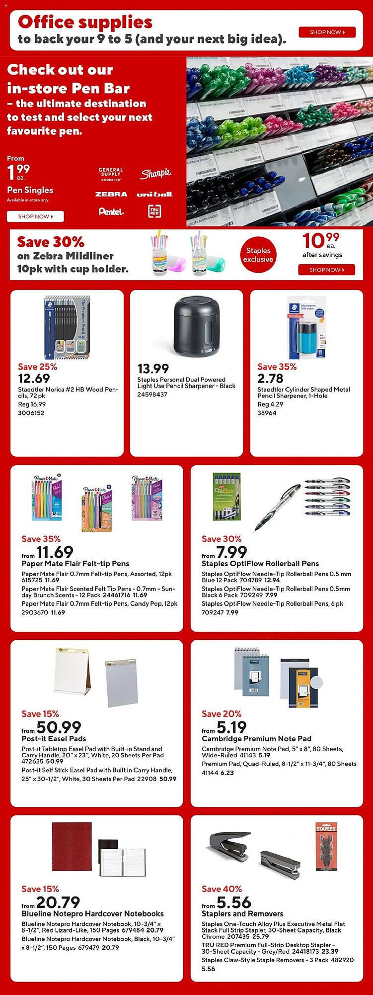 Staples flyer