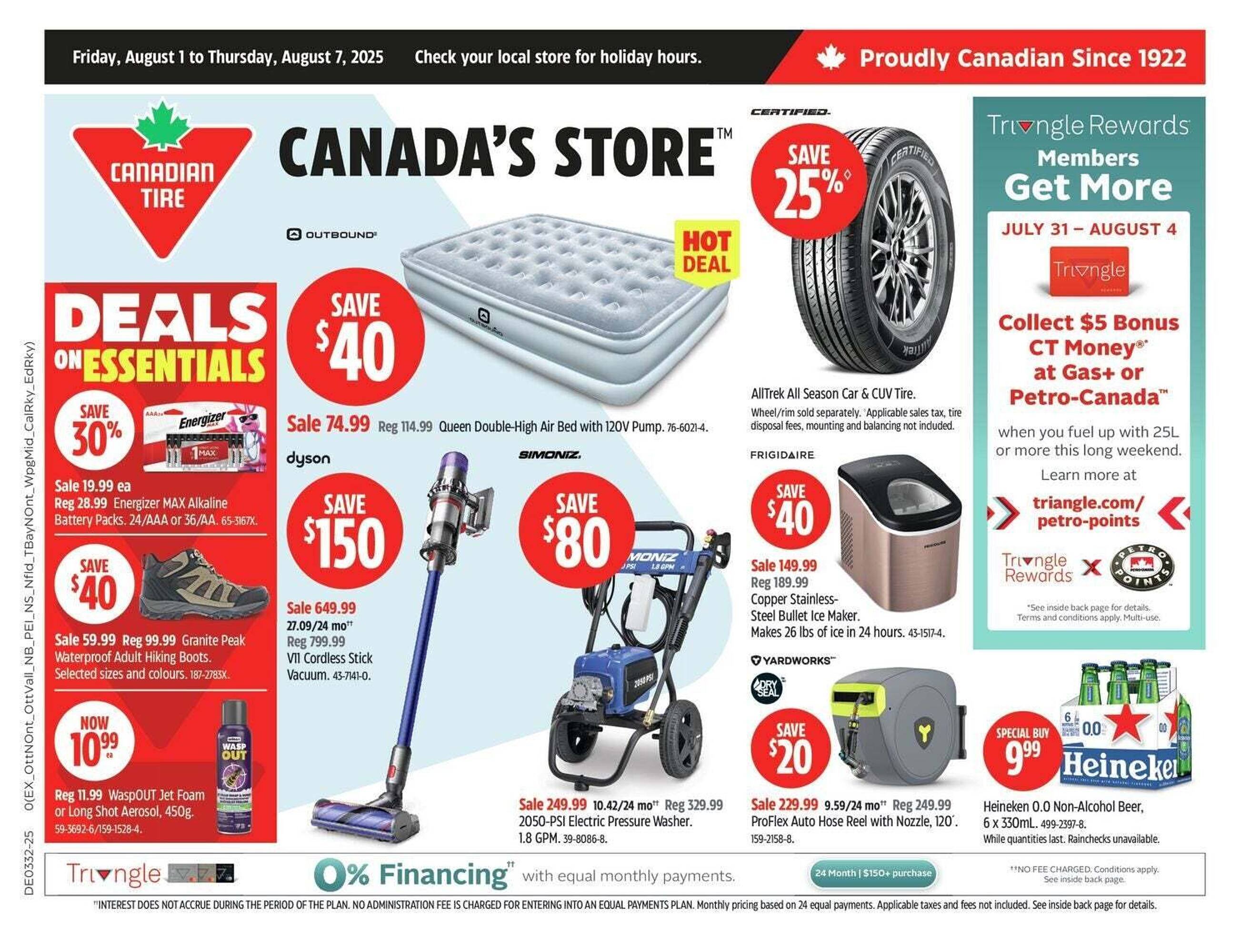 Canadian Tire flyer (2025-08-01 - 2025-08-08) | 1