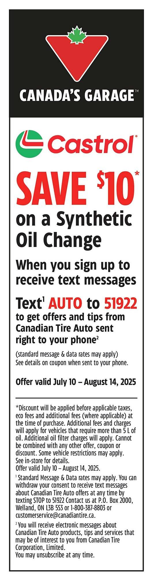 Canadian Tire flyer