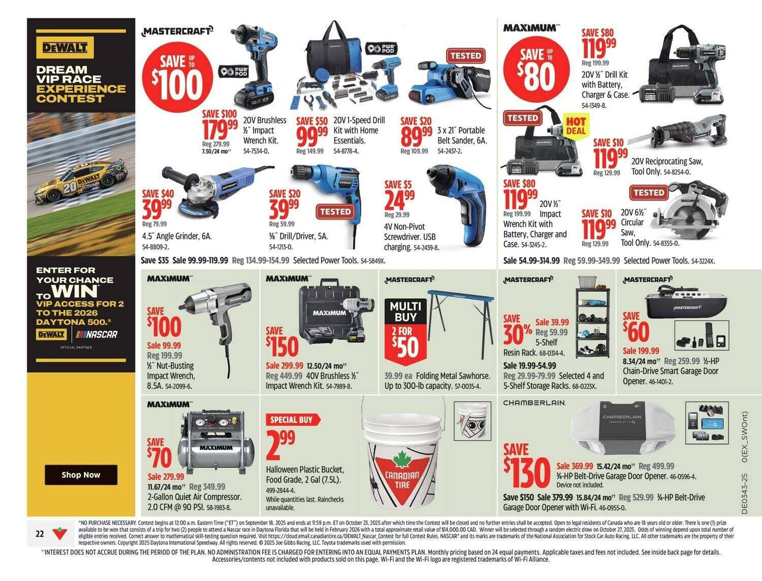 Canadian Tire flyer