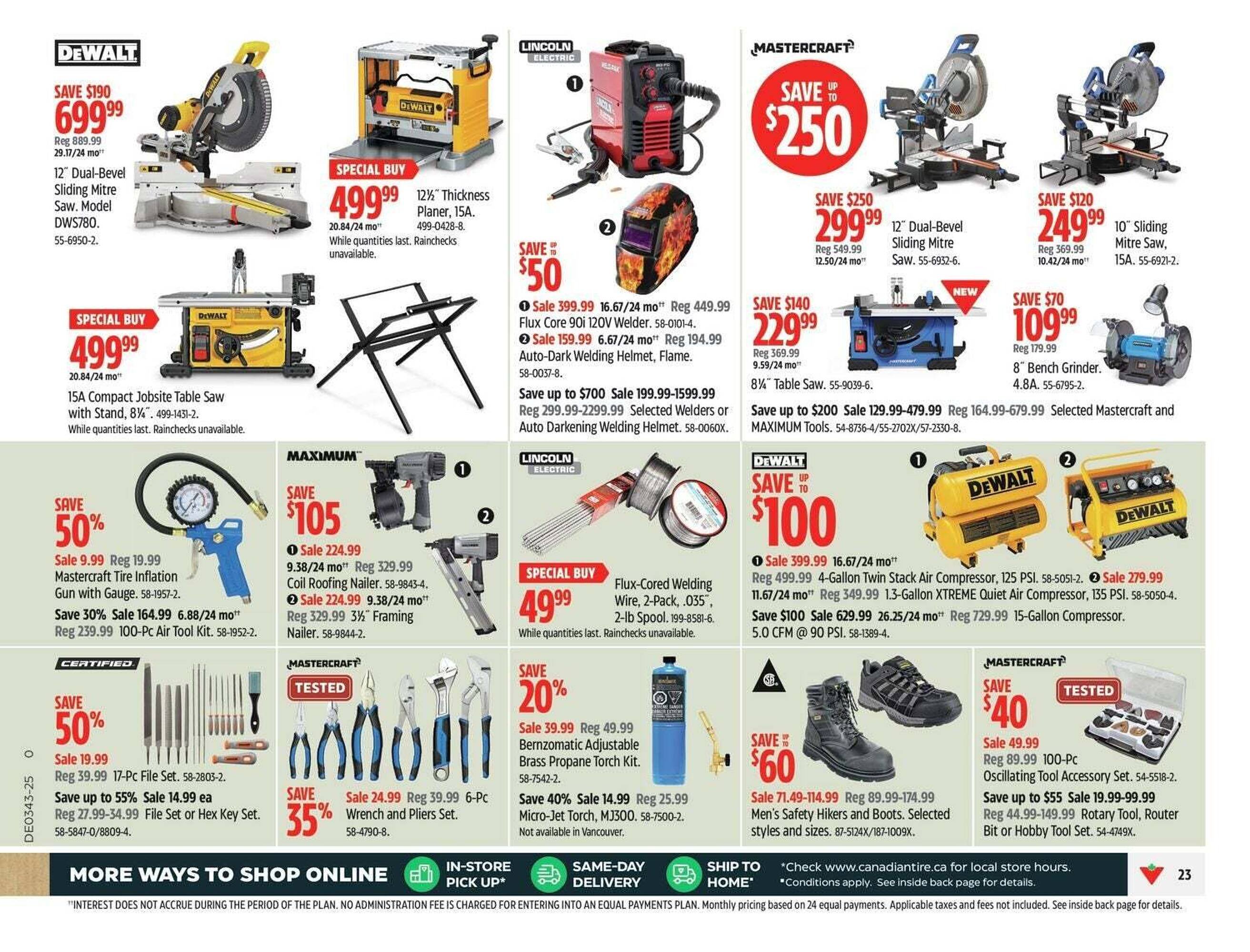 Canadian Tire flyer