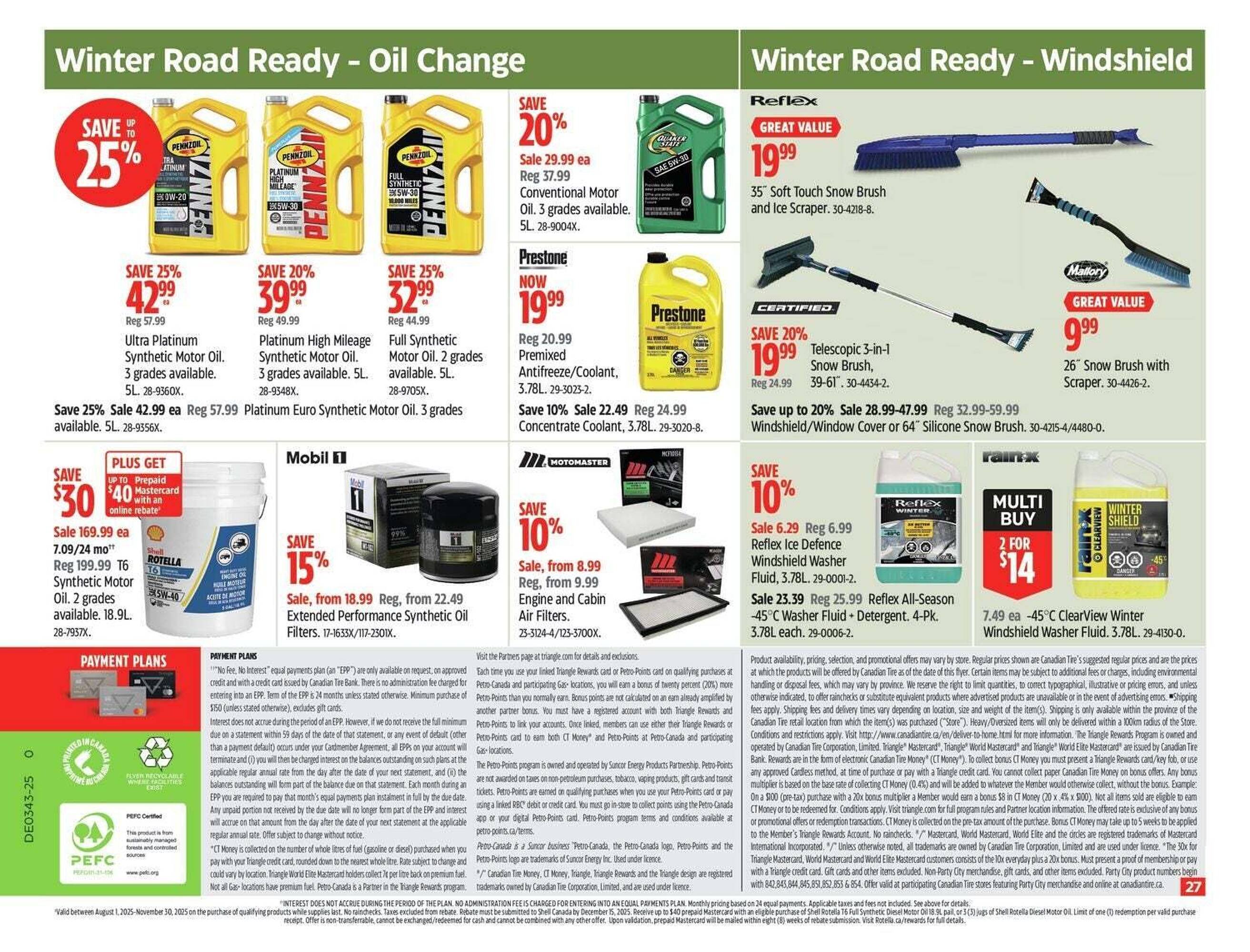Canadian Tire flyer