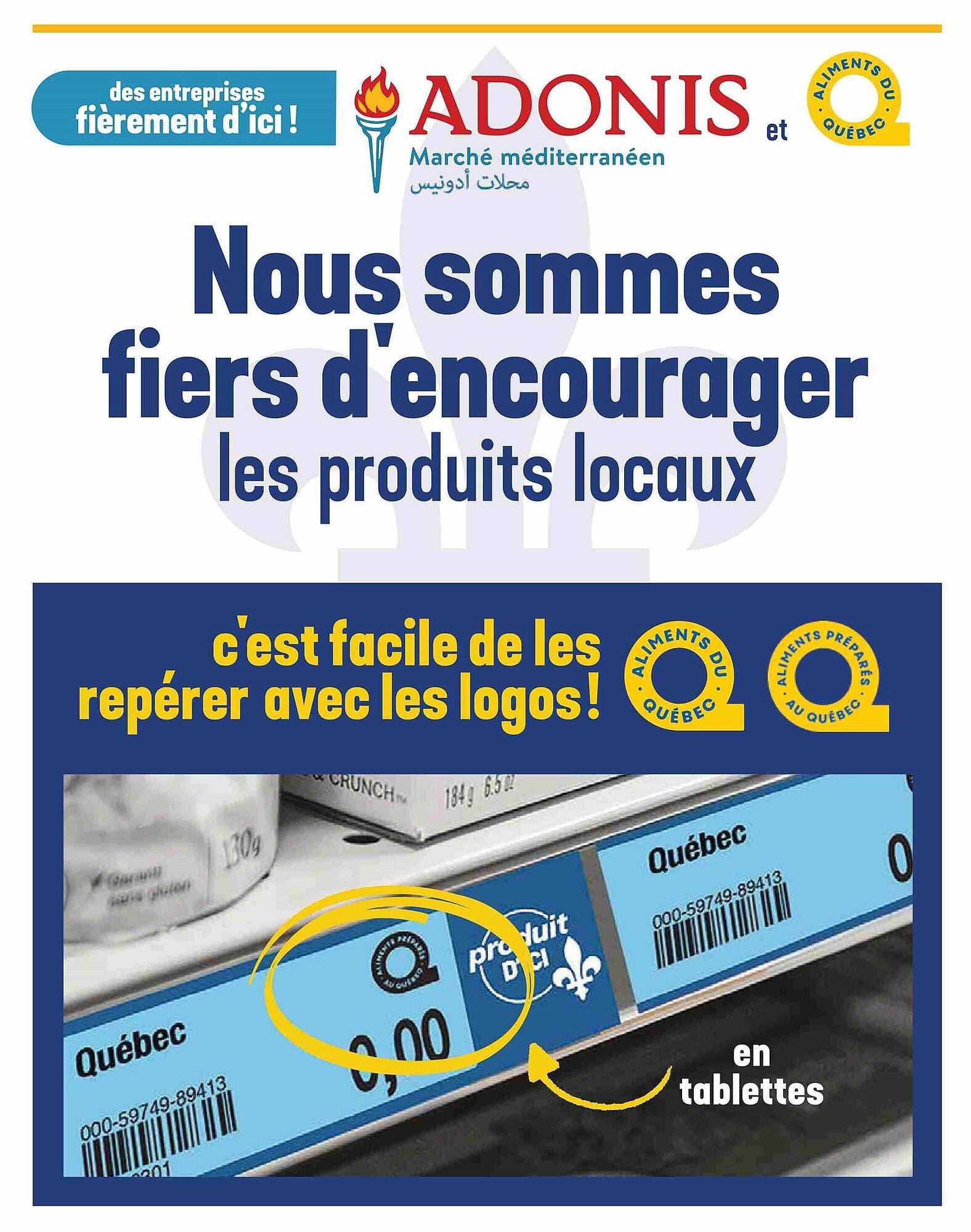 Marché Adonis flyer