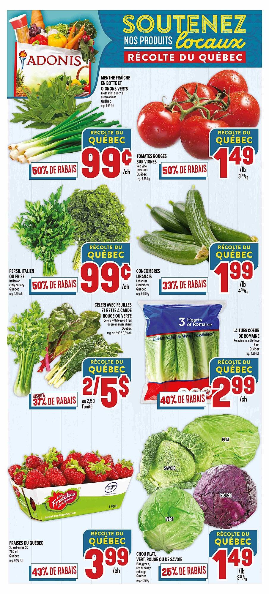 Marché Adonis flyer