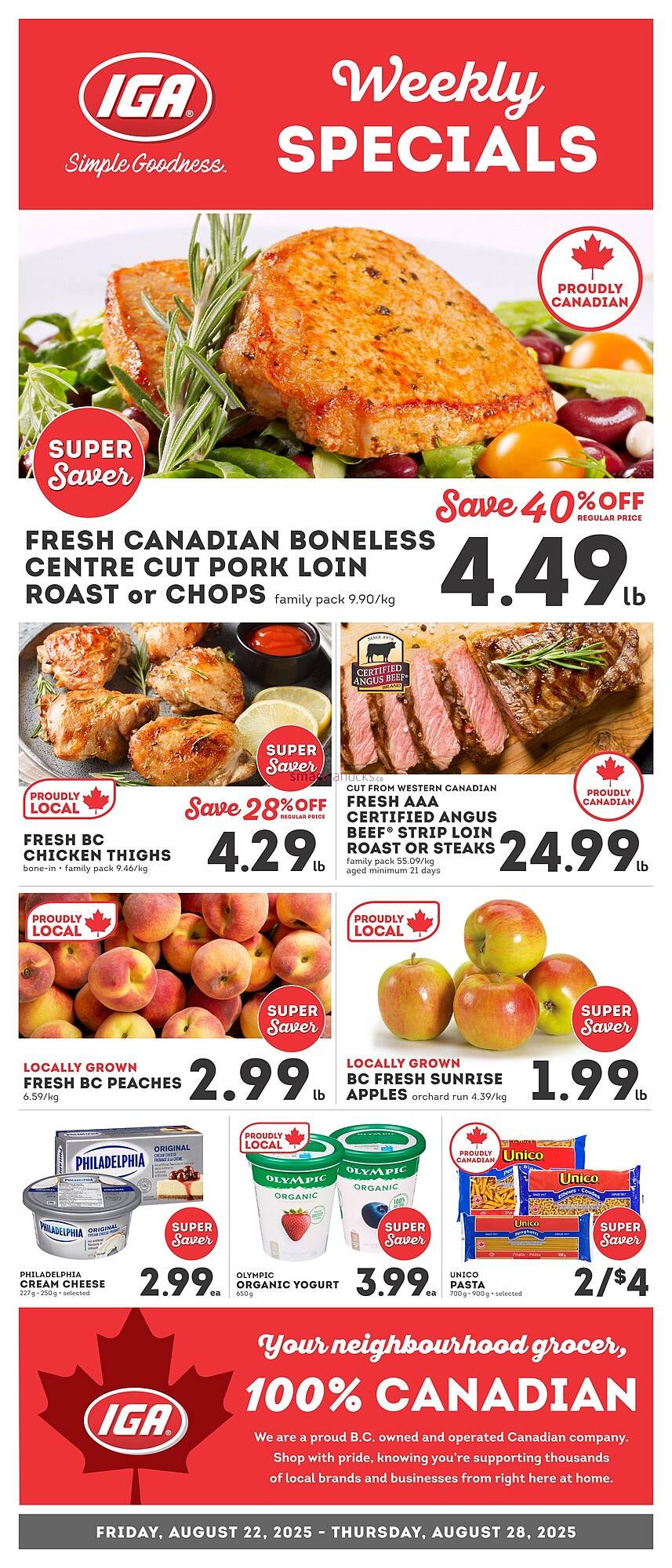 IGA flyer (2025-08-21 - 2025-08-27) | 1