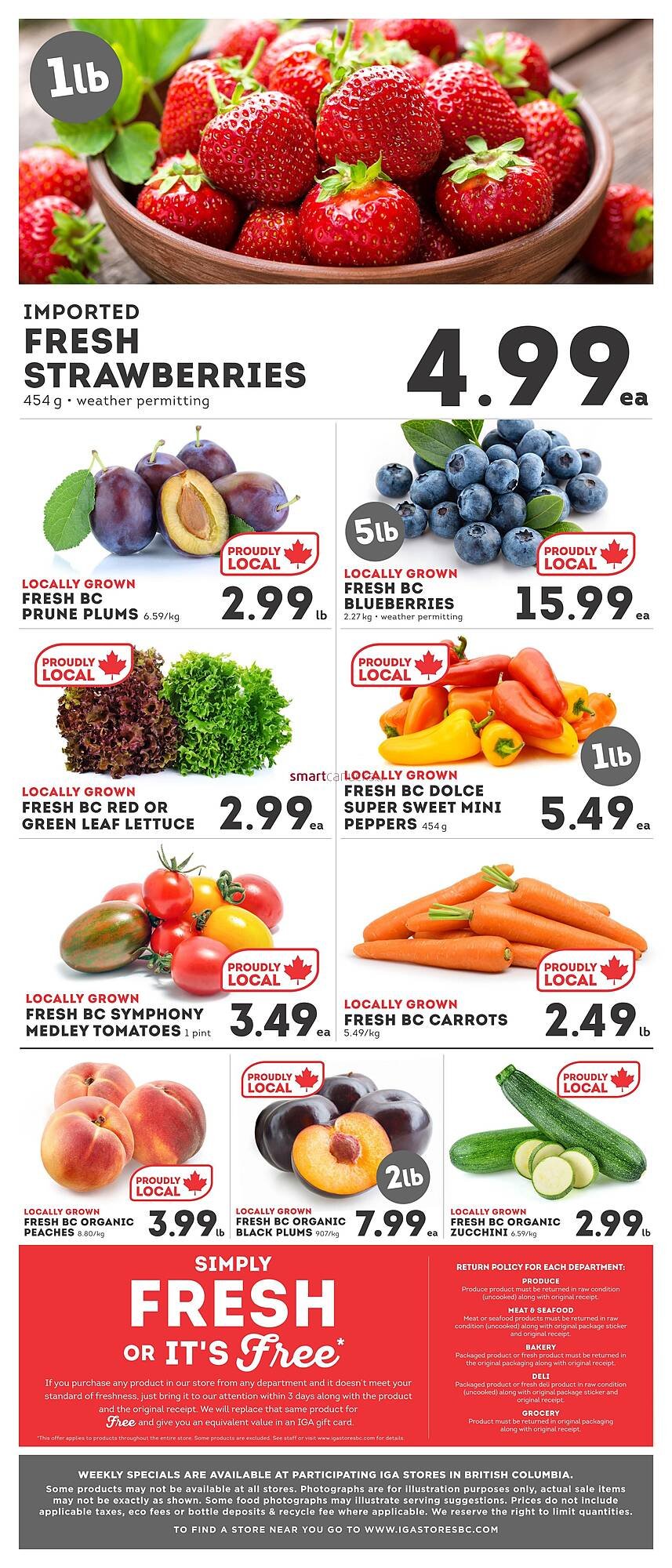 IGA flyer