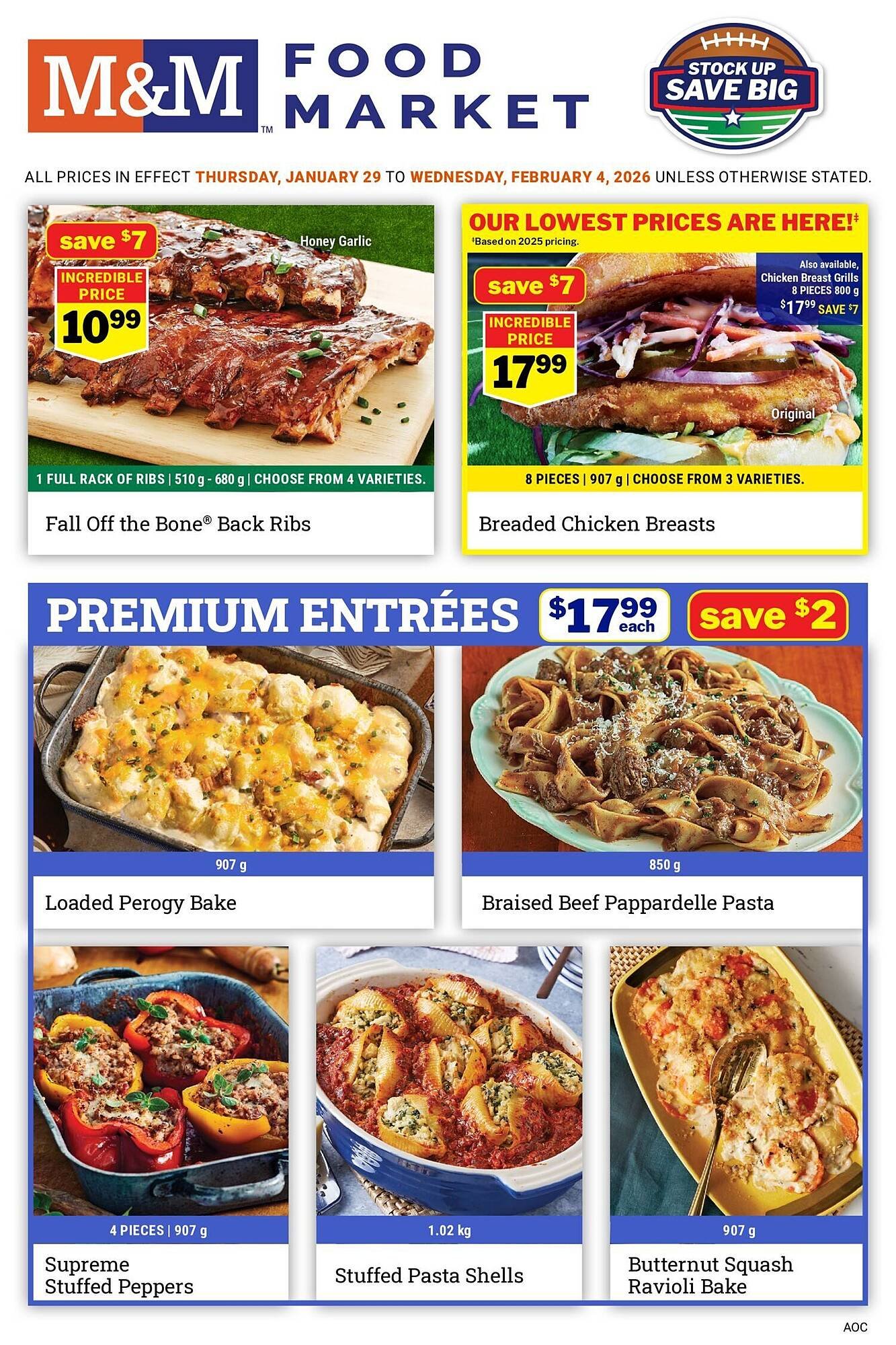 M &amp; M Food Market flyer