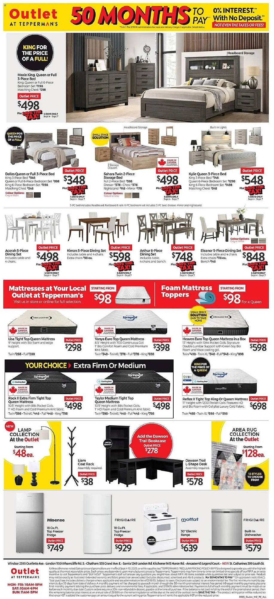 Tepperman's flyer