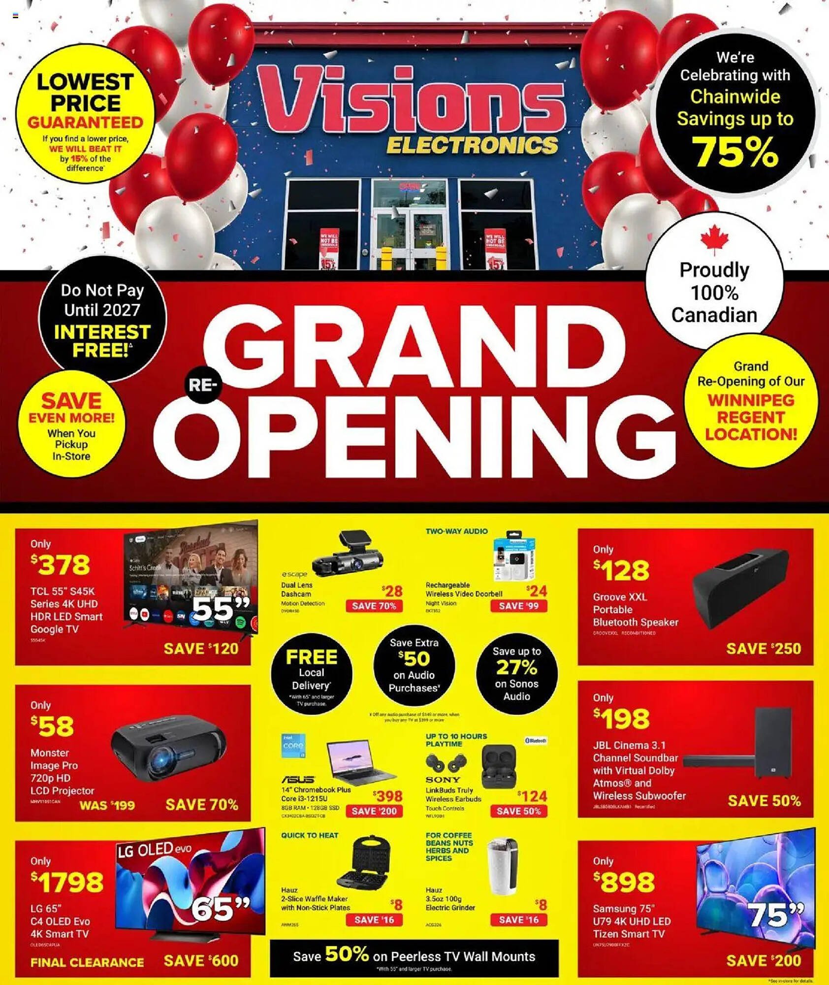 Visions Electronics flyer (2025-09-05 - 2025-09-12) | 1
