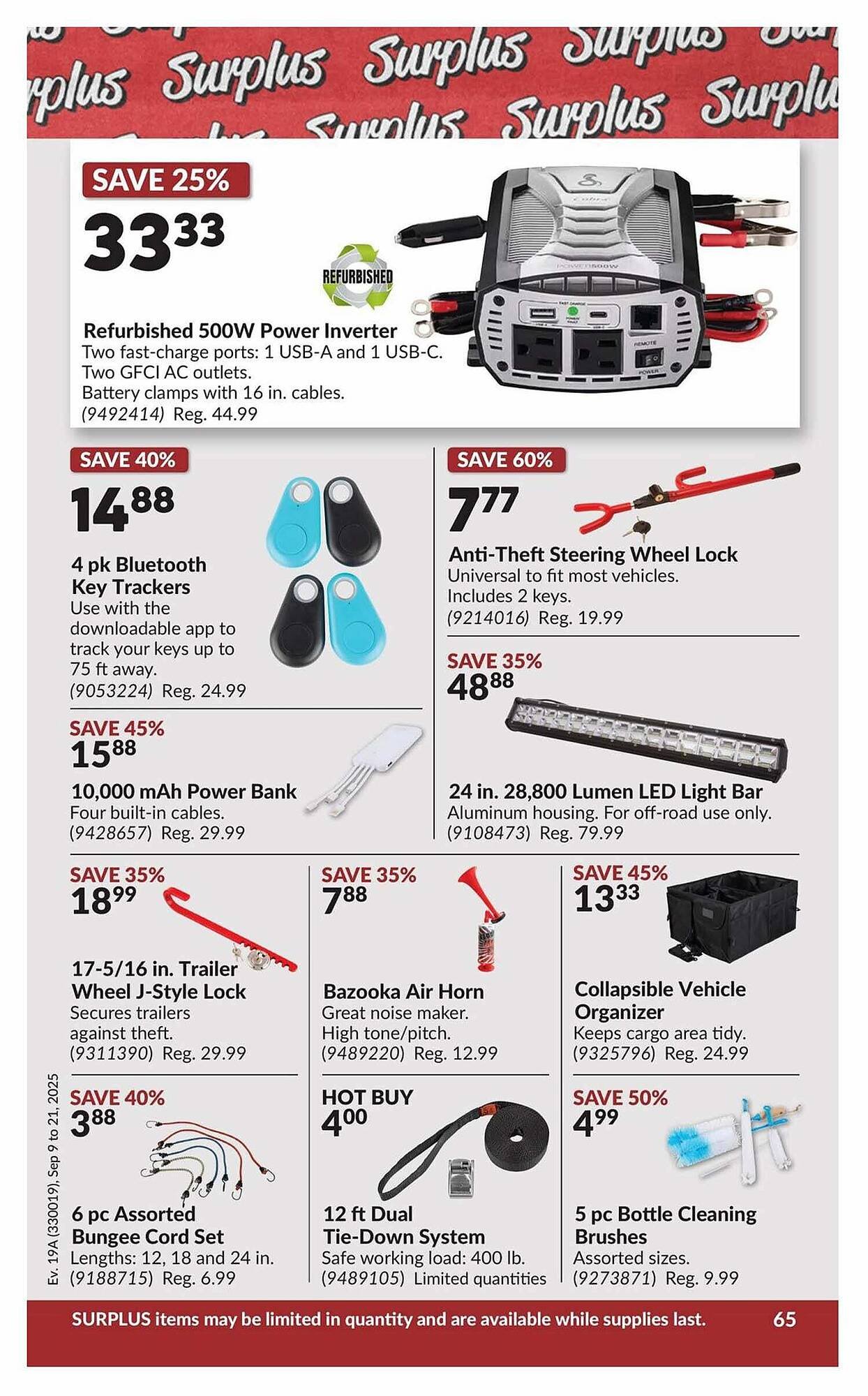 Princess Auto flyer