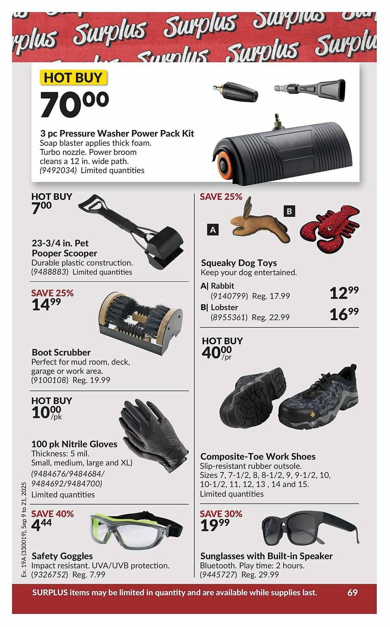 Princess Auto flyer