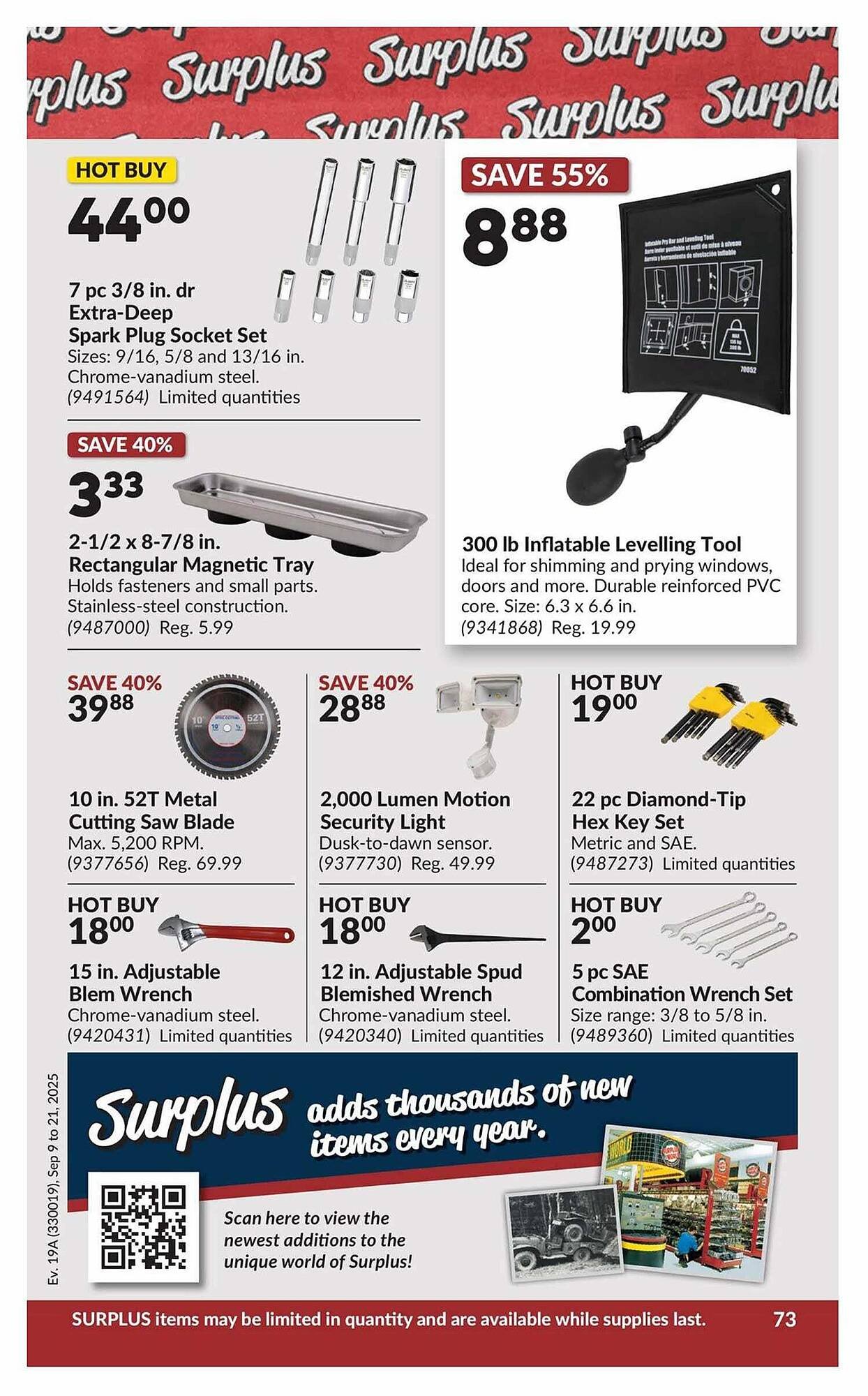 Princess Auto flyer