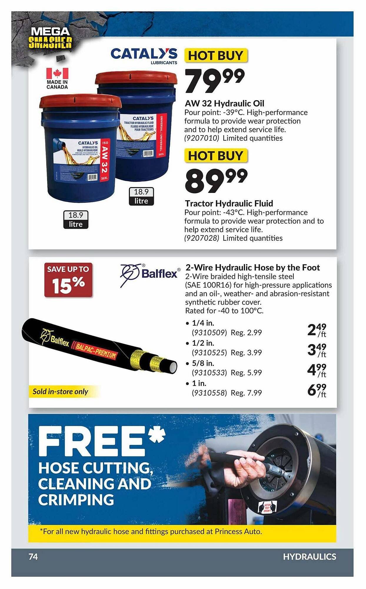 Princess Auto flyer