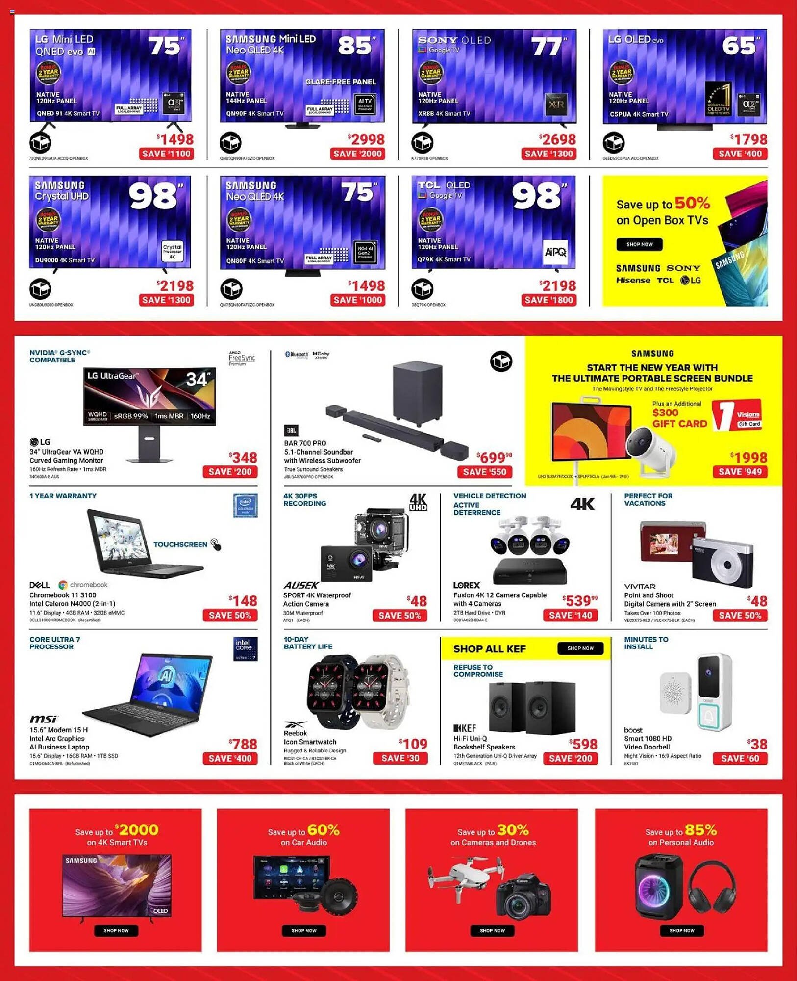 Visions Electronics flyer (2026-01-09 - 2026-01-16) | 3