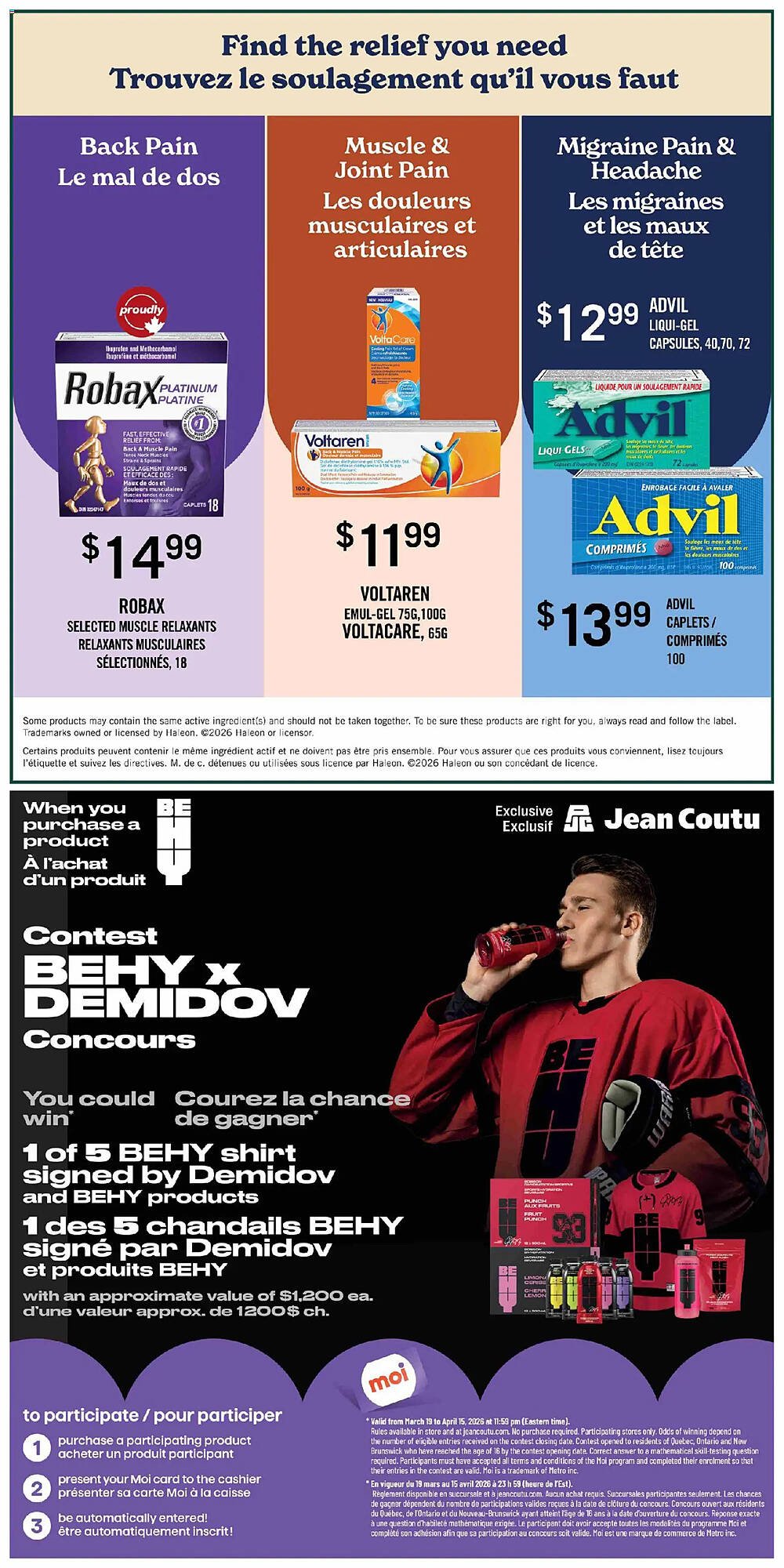Jean Coutu flyer