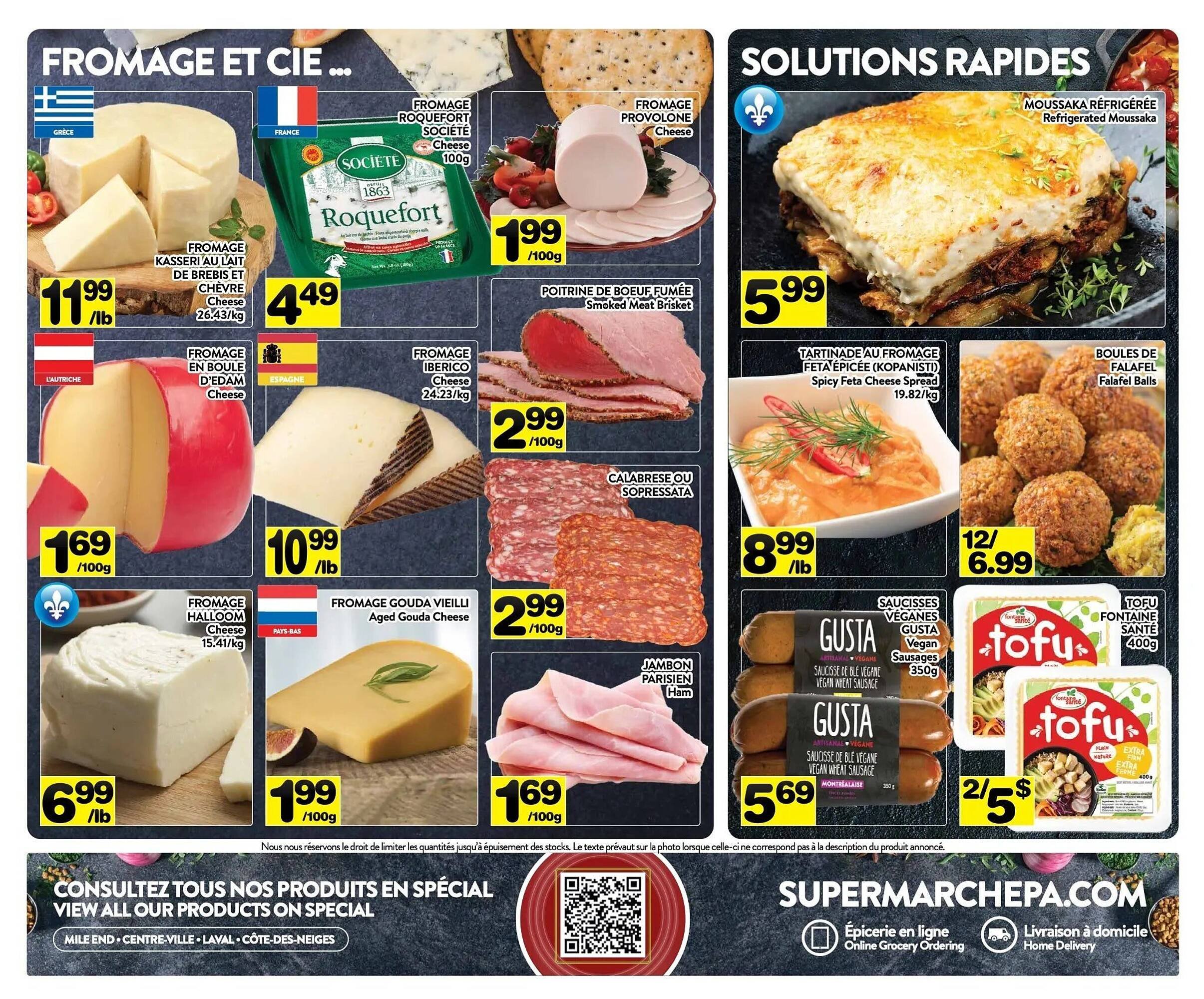 Supermarché PA flyer