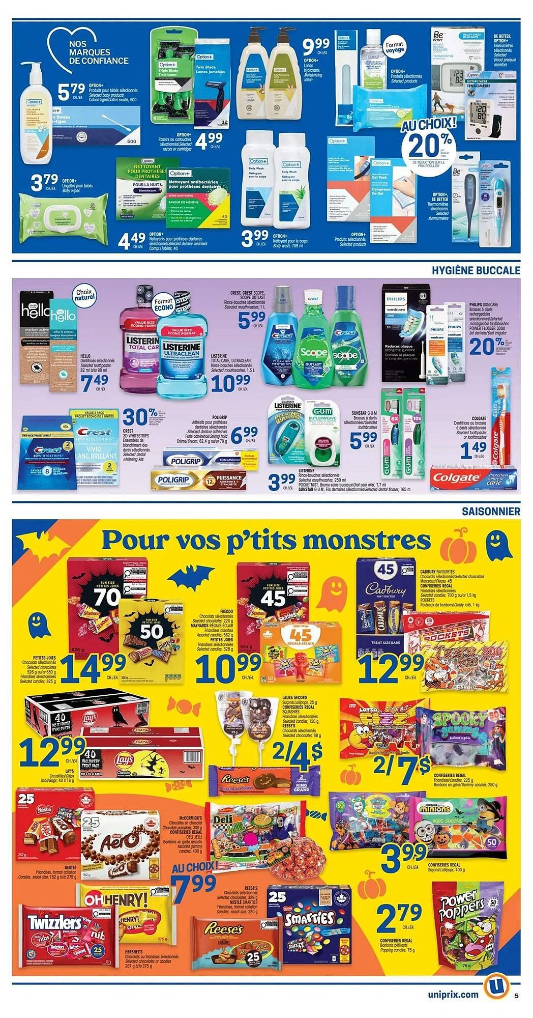 Uniprix flyer