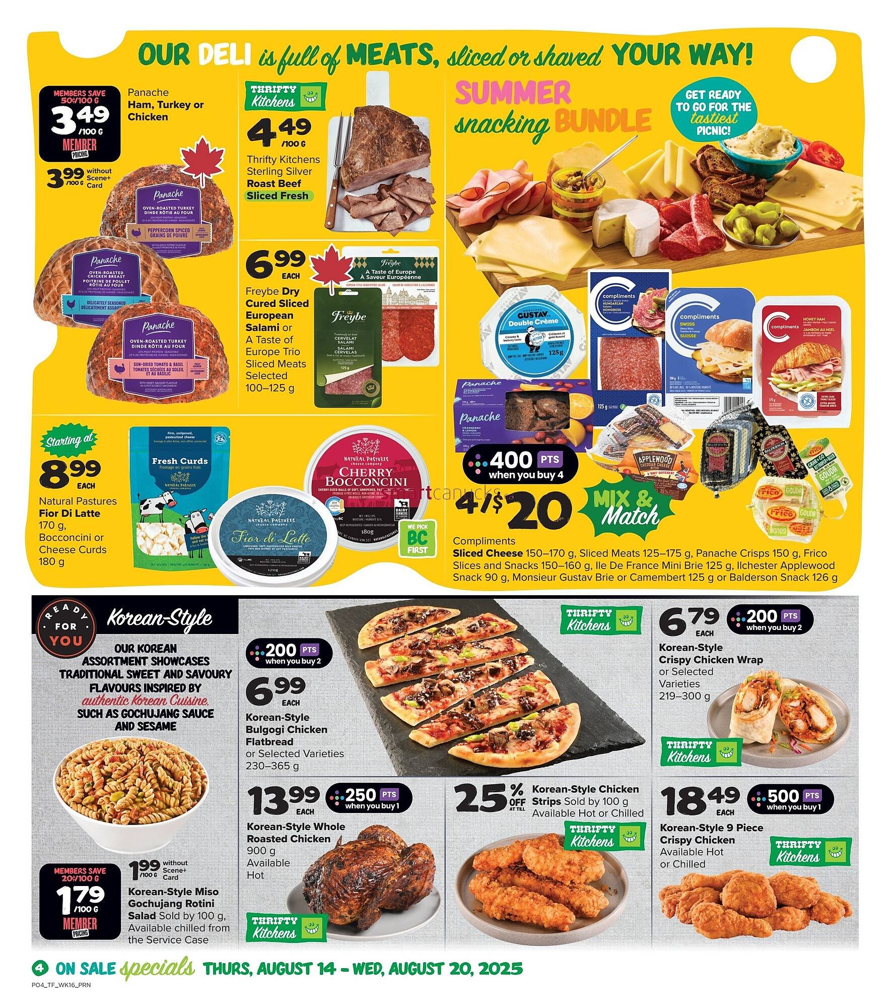 Thrifty Foods flyer