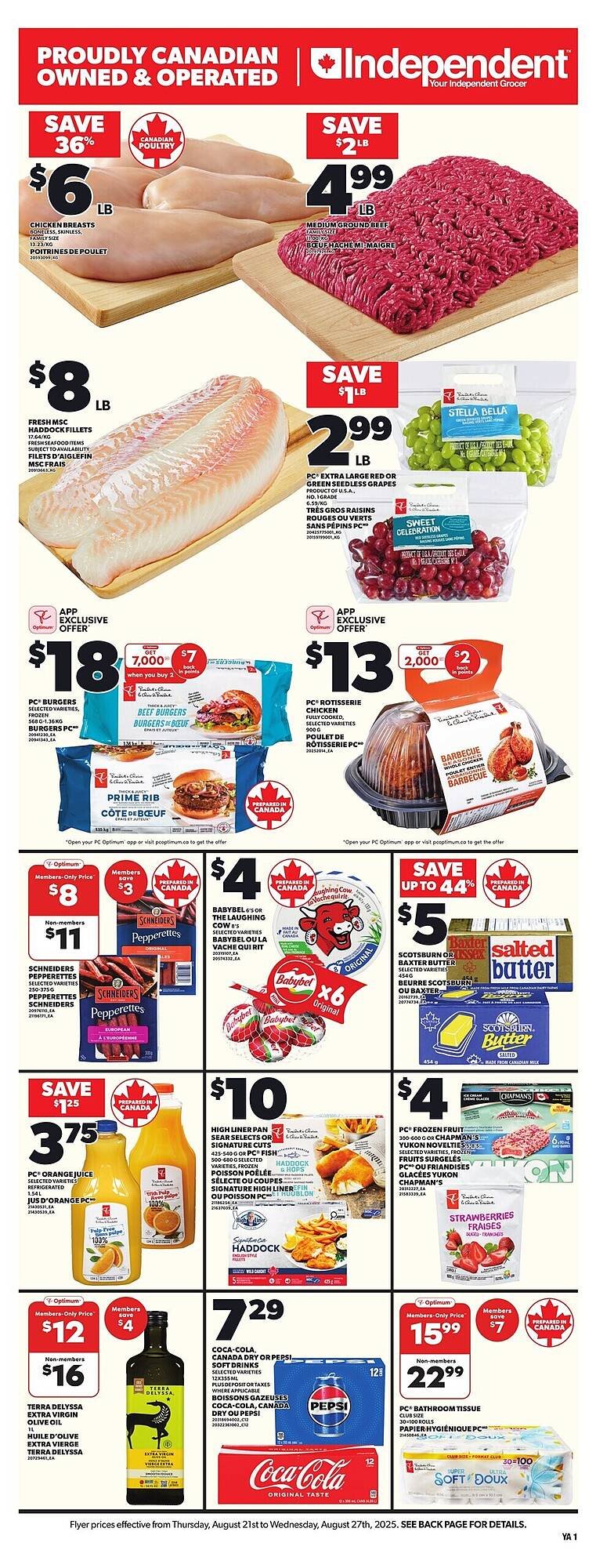 Independent Grocer flyer (2025-08-22 - 2025-08-28) | 1