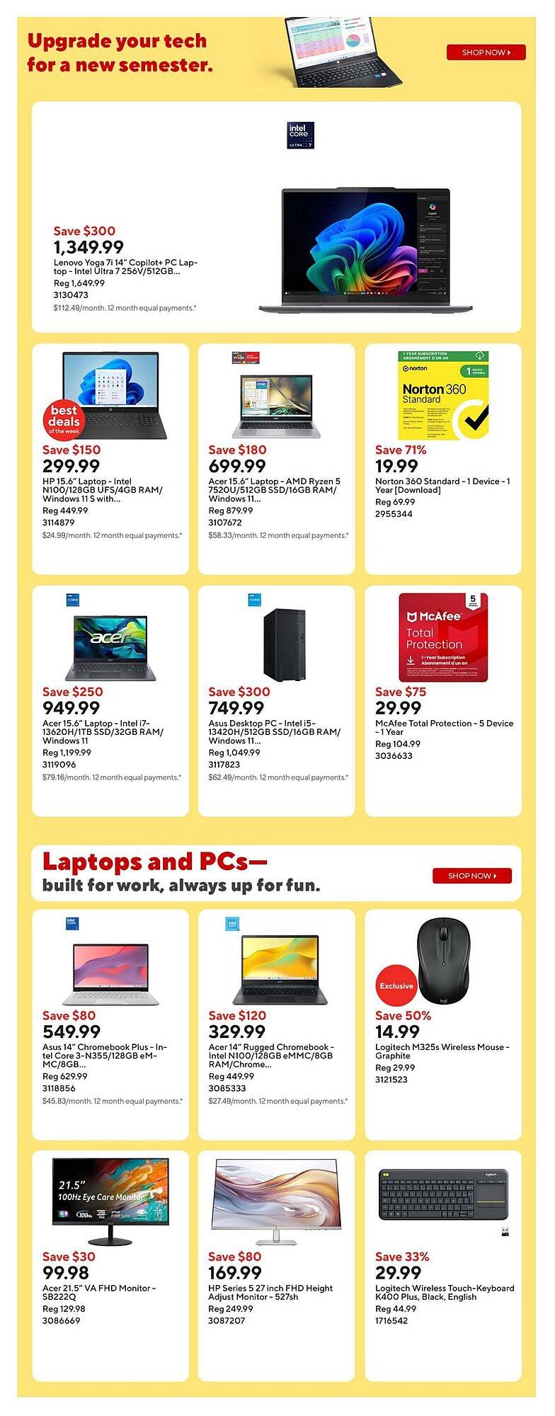 Staples flyer