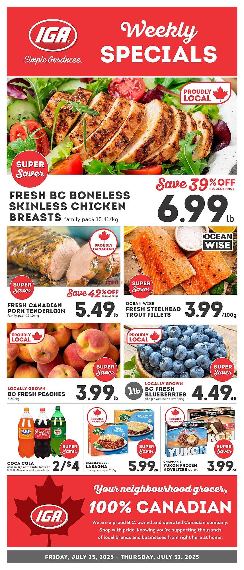 IGA flyer (2025-07-21 - 2025-08-24) | 1