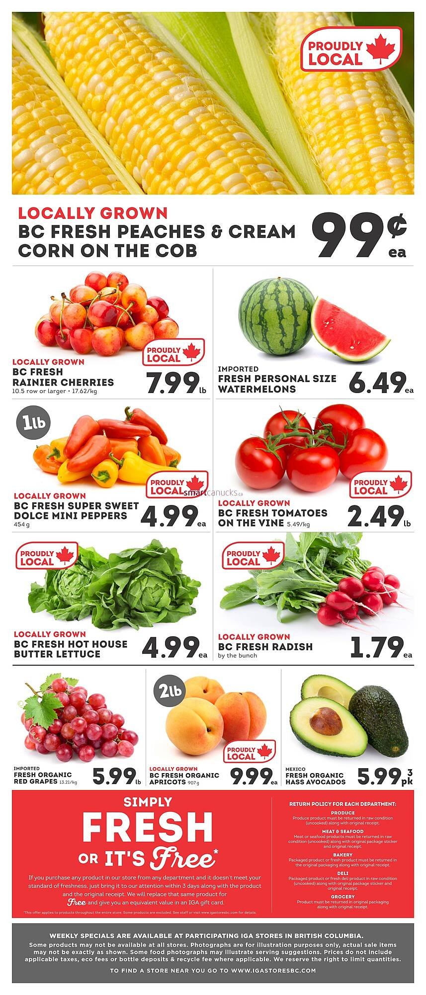 IGA flyer