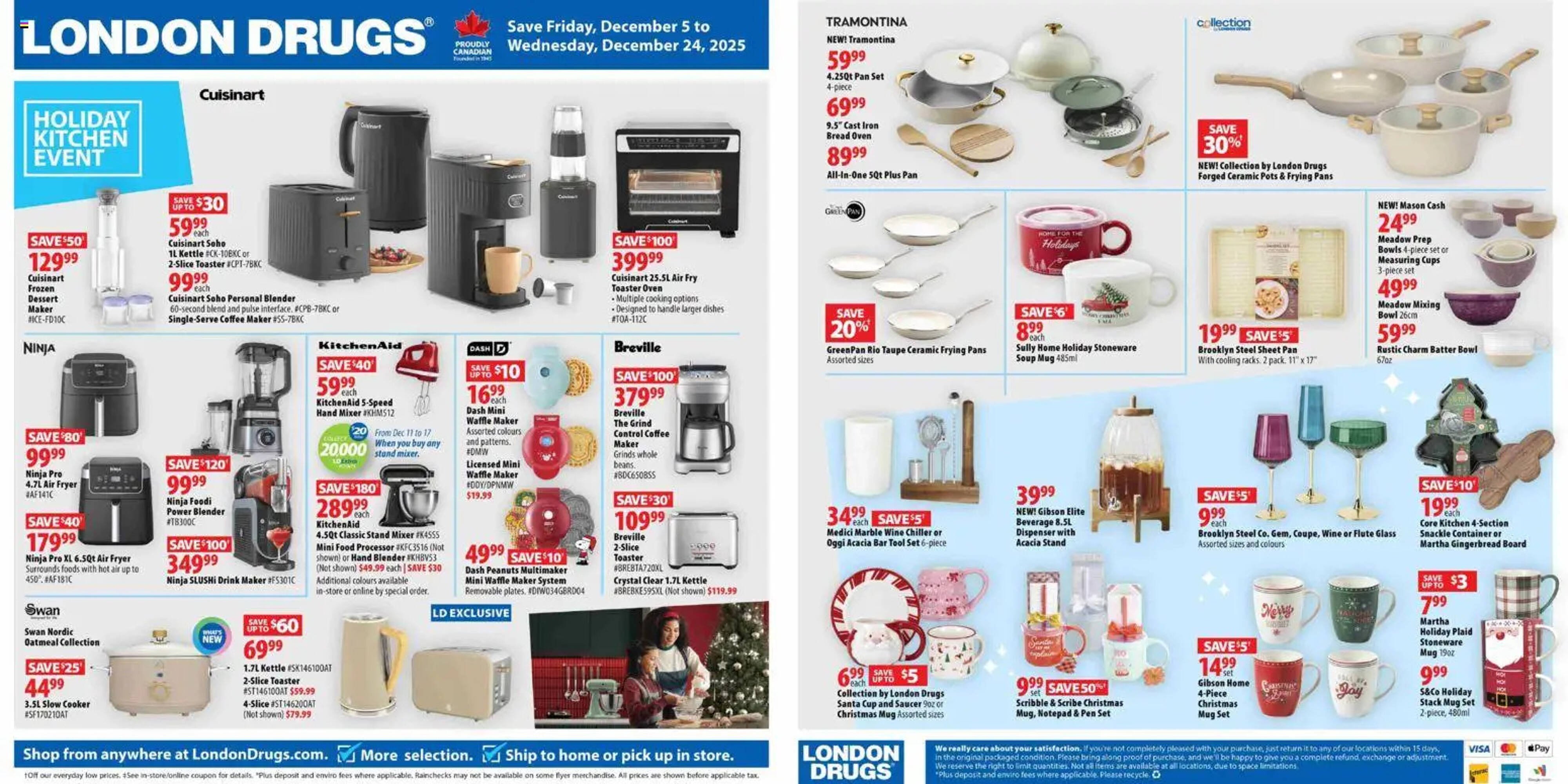 London Drugs flyer (2025-12-05 - 2025-12-25) | 1