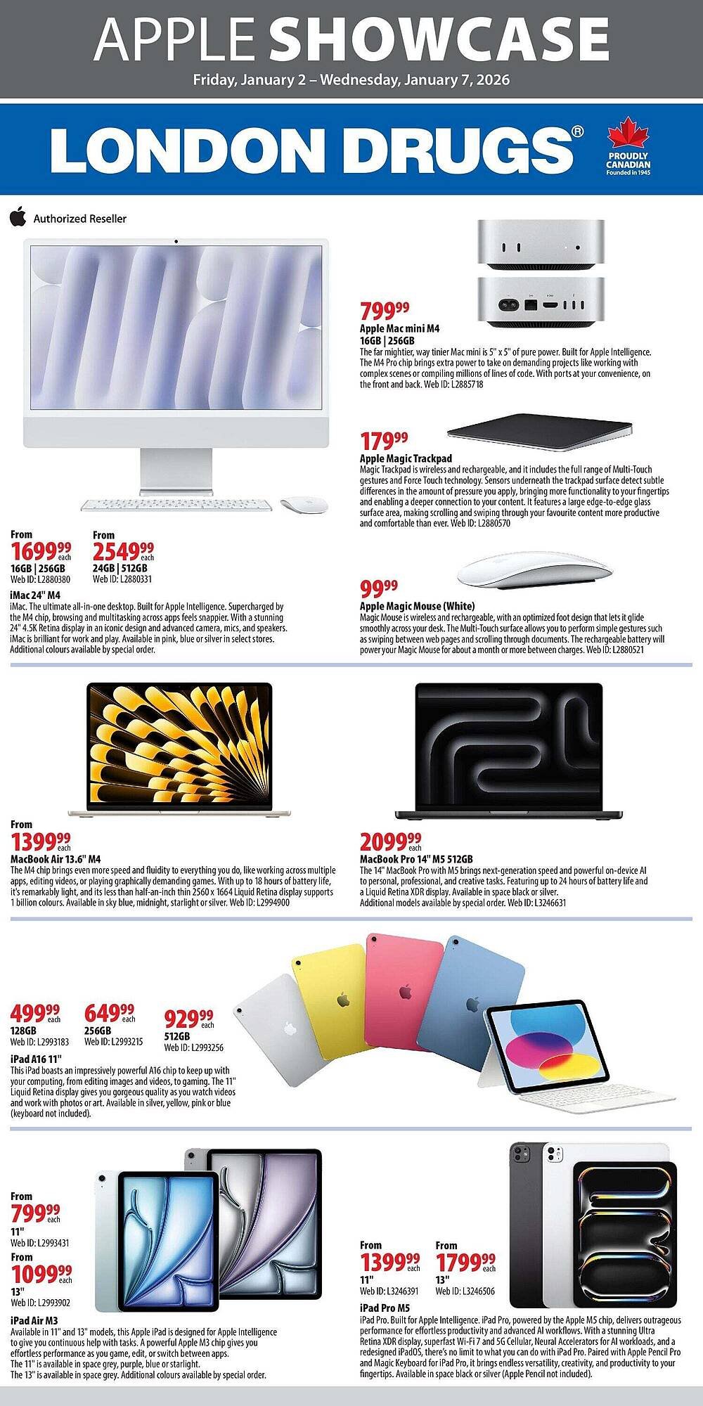 London Drugs flyer (2026-01-02 - 2026-01-09) | 1