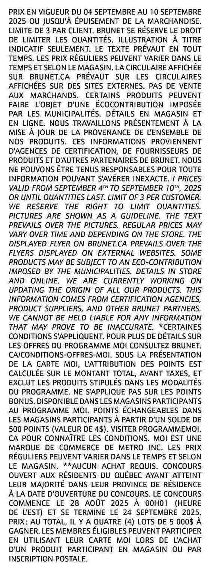 Brunet flyer