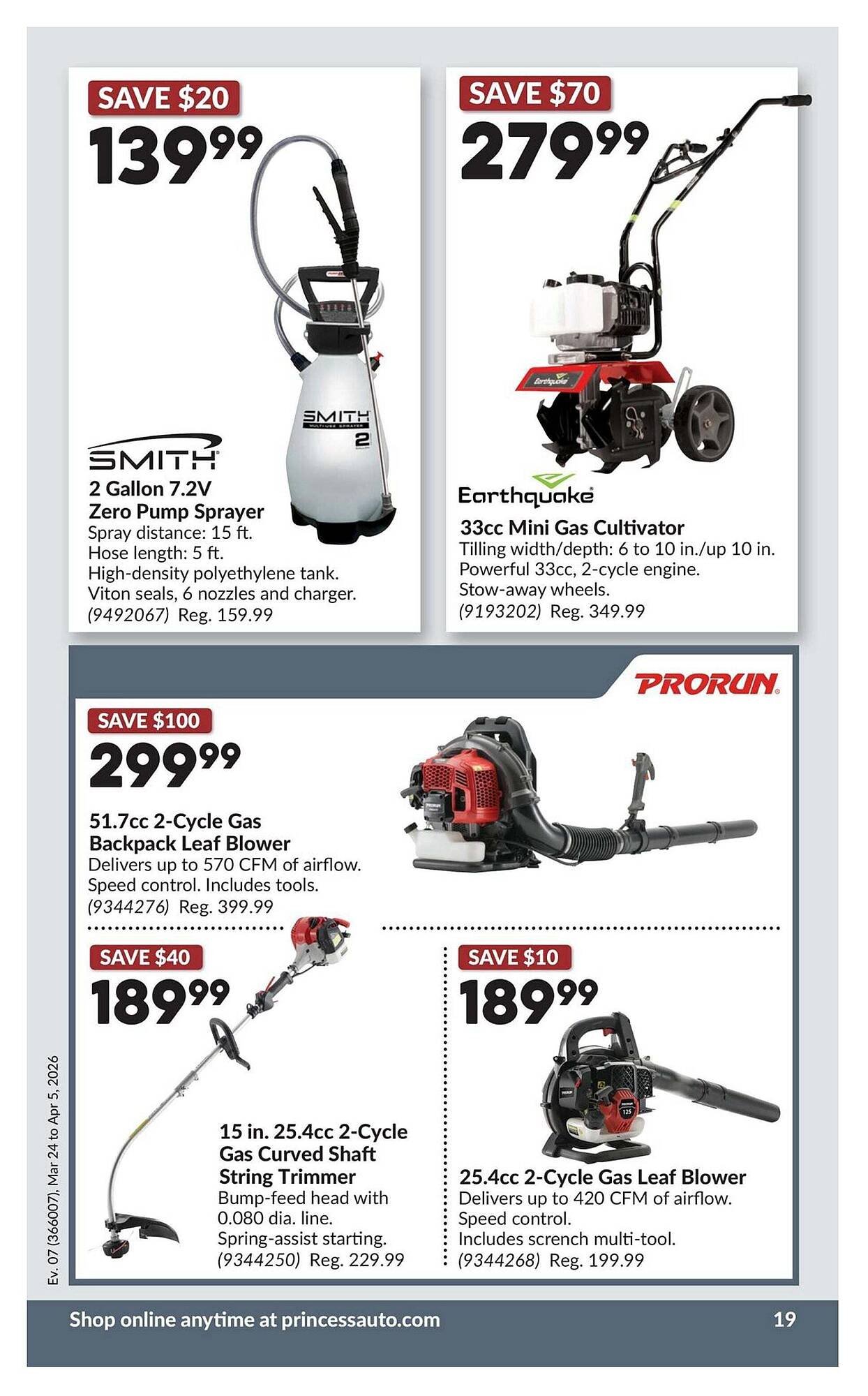 Princess Auto flyer (2026-03-19 - 2026-03-26) | 25