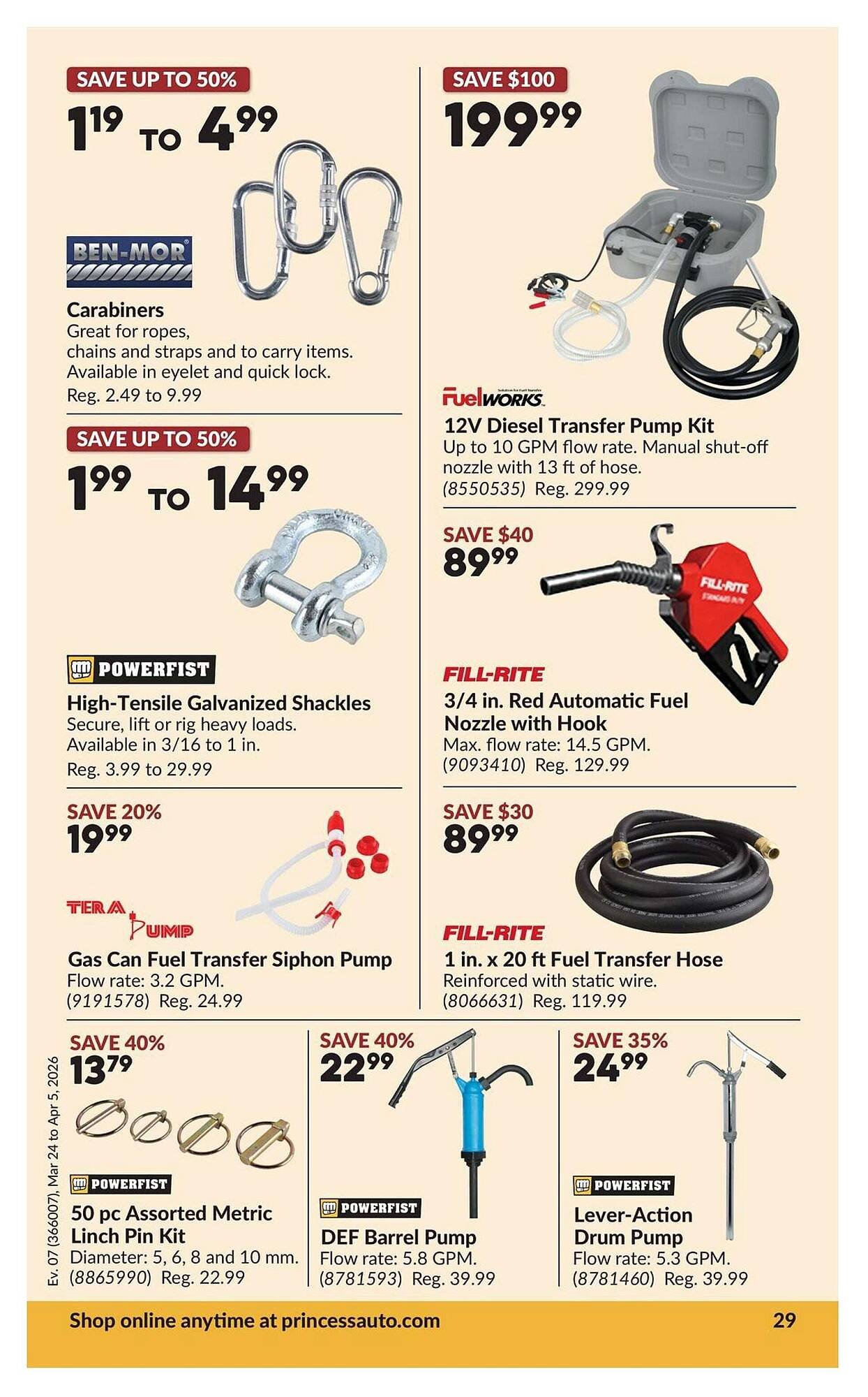 Princess Auto flyer (2026-03-19 - 2026-03-26) | 35