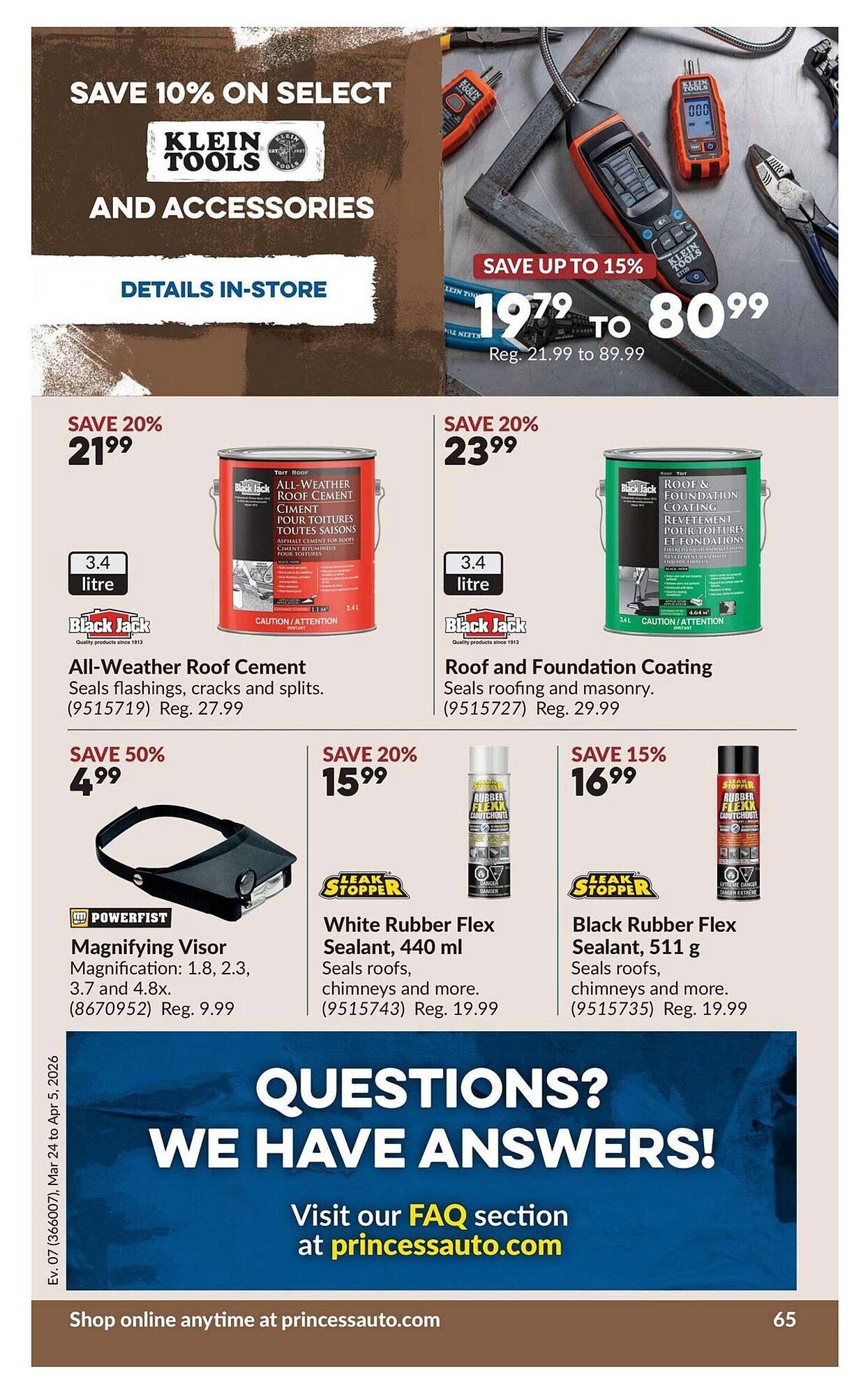 Princess Auto flyer (2026-03-19 - 2026-03-26) | 71