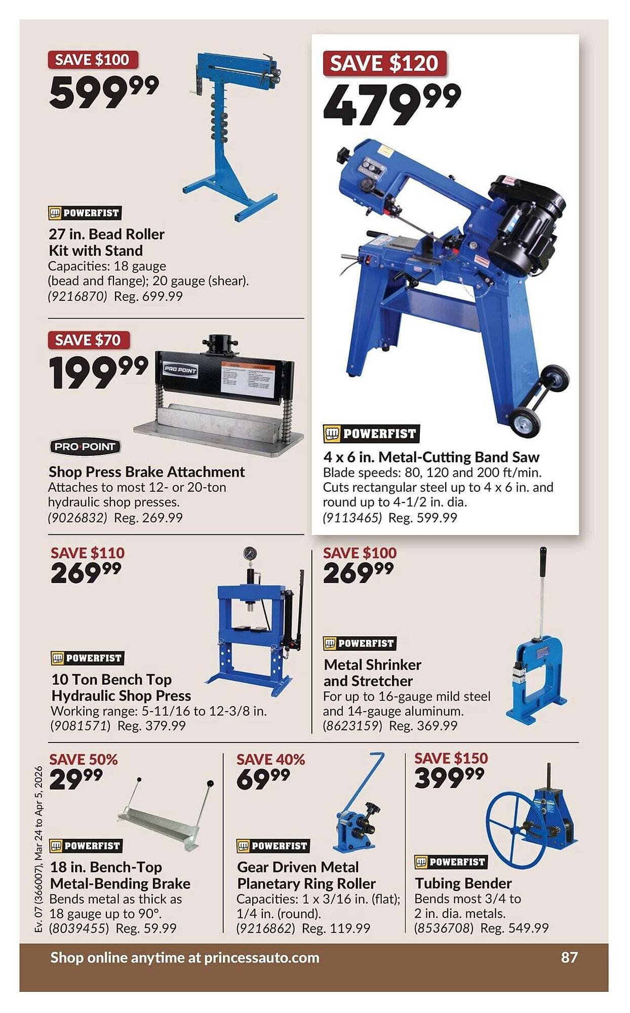 Princess Auto flyer (2026-03-19 - 2026-03-26) | 93