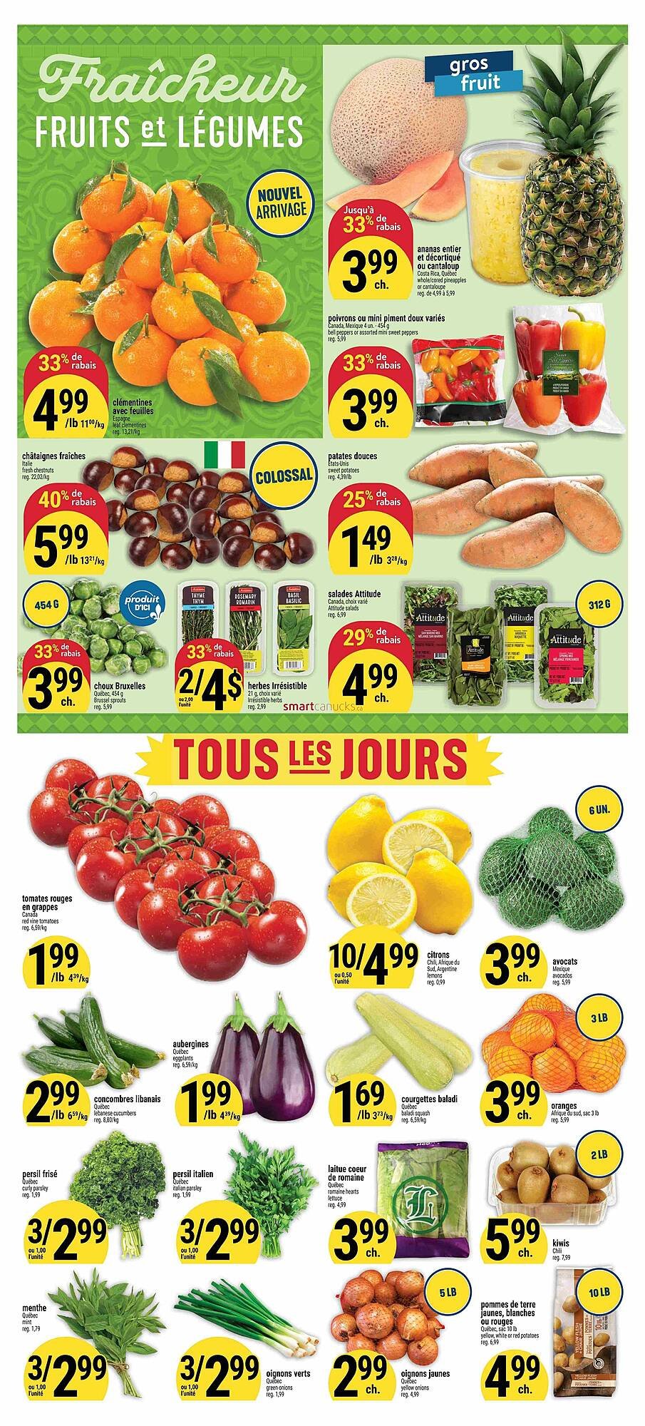 Marché Adonis flyer