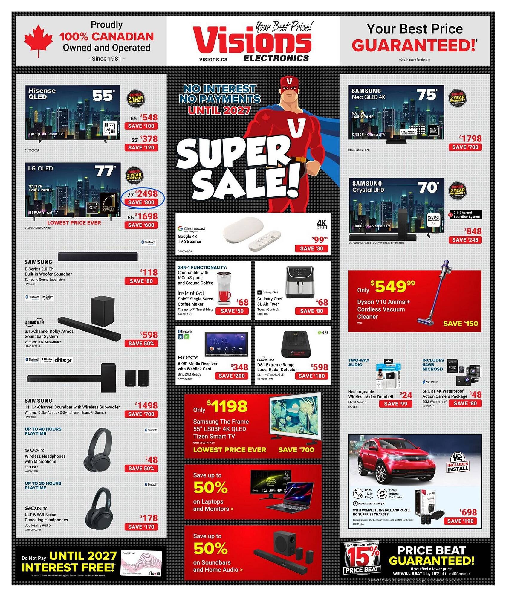 Visions Electronics flyer (2025-10-03 - 2025-10-13) | 1