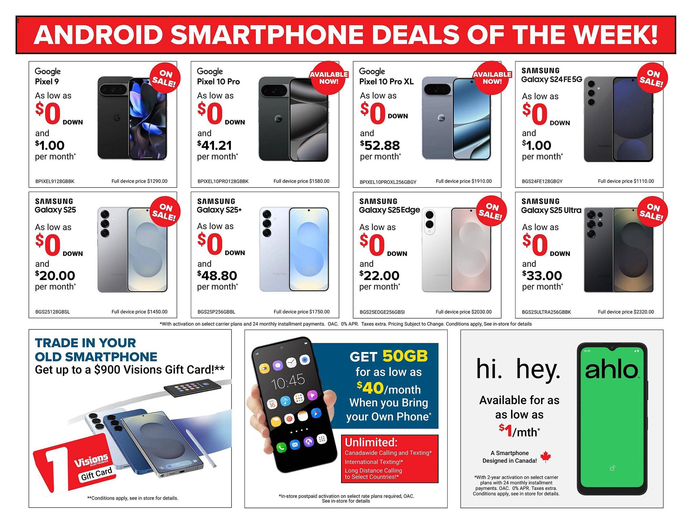 Visions Electronics flyer