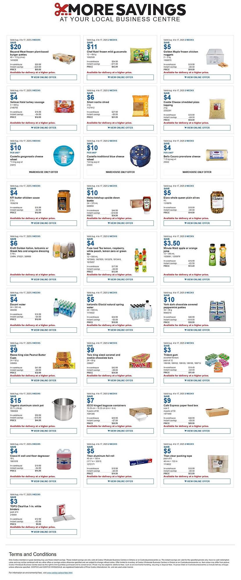 Costco flyer (2025-08-04 - 2025-08-17) | 1