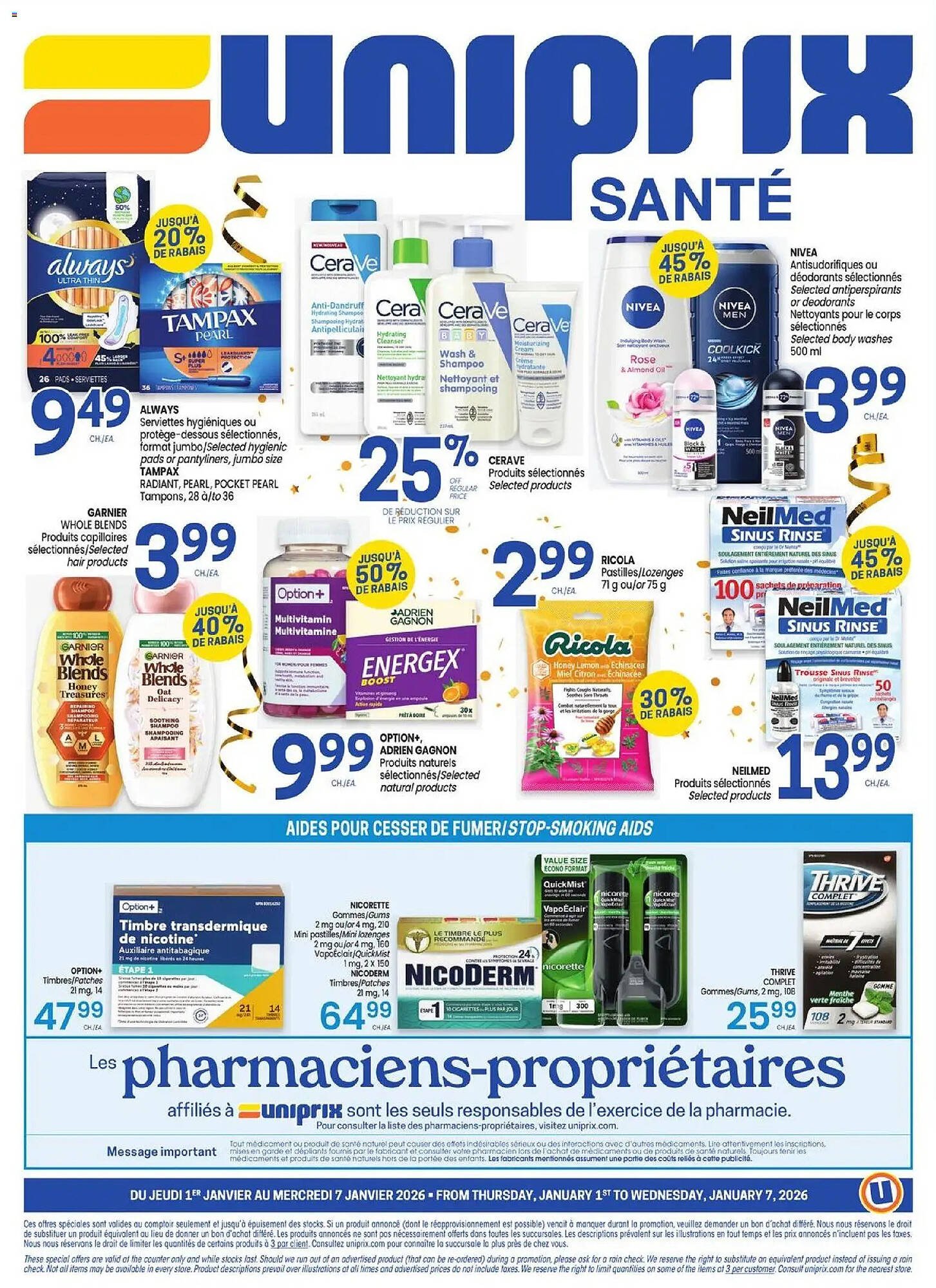 Uniprix flyer (2026-01-01 - 2026-01-07) | 4