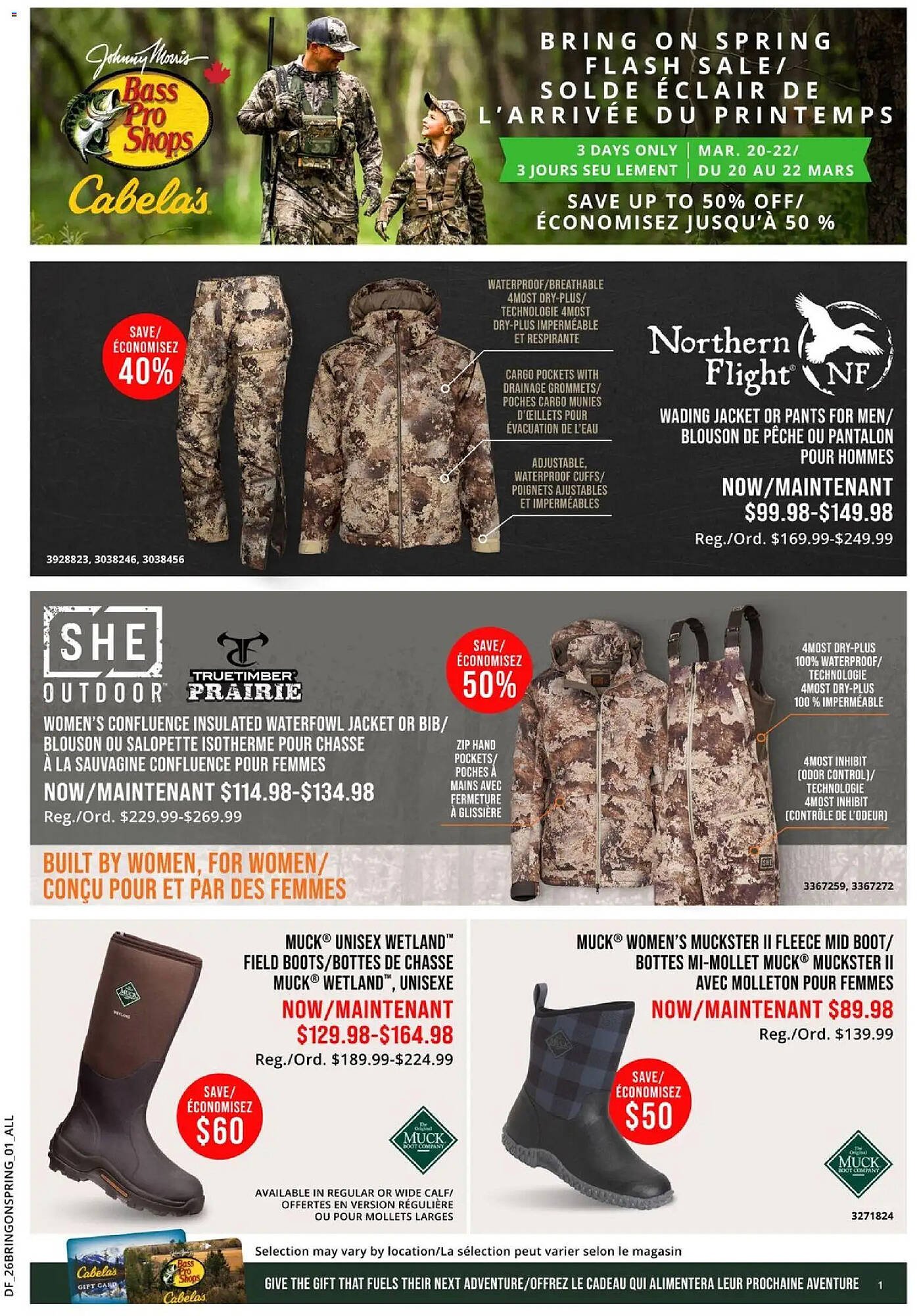 Cabela's flyer