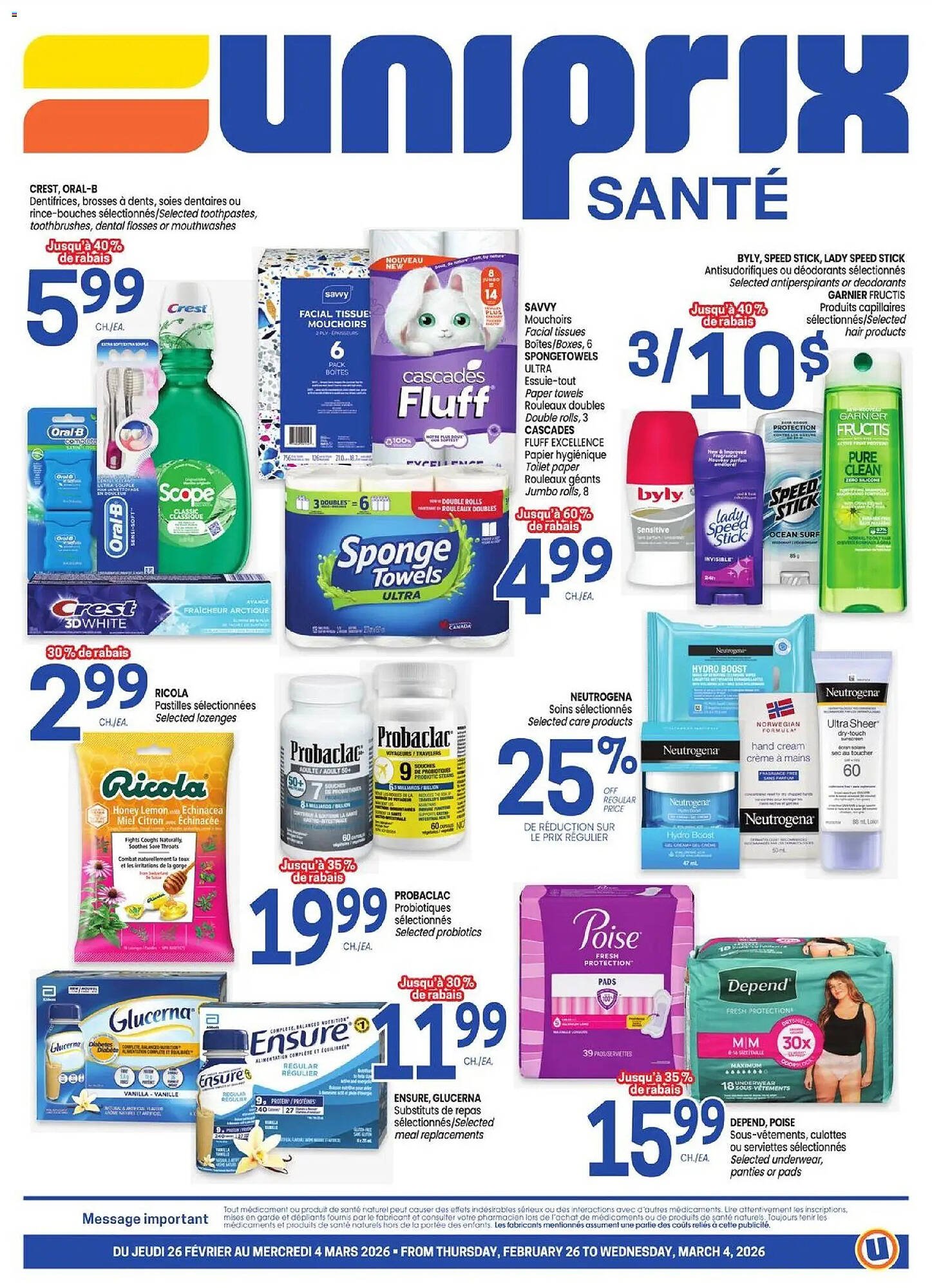Uniprix flyer (2026-02-26 - 2026-03-04) | 1