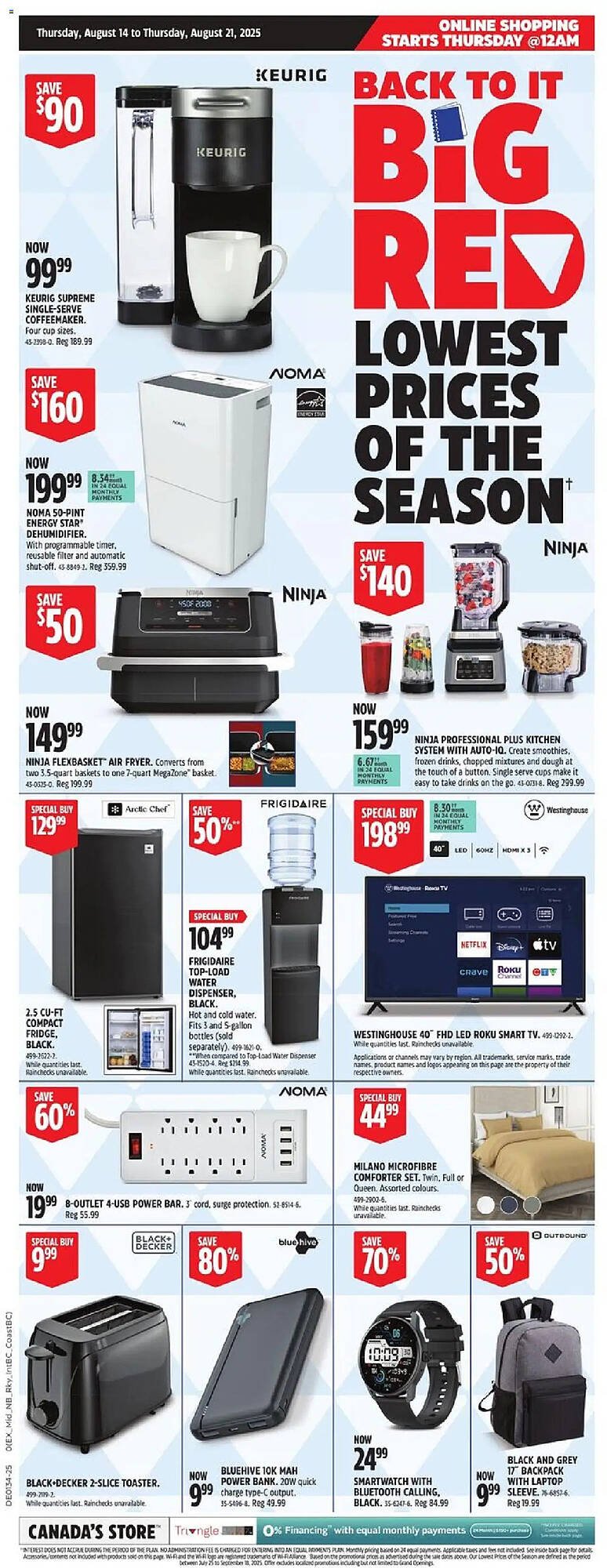 Canadian Tire flyer (2025-08-14 - 2025-08-22) | 1