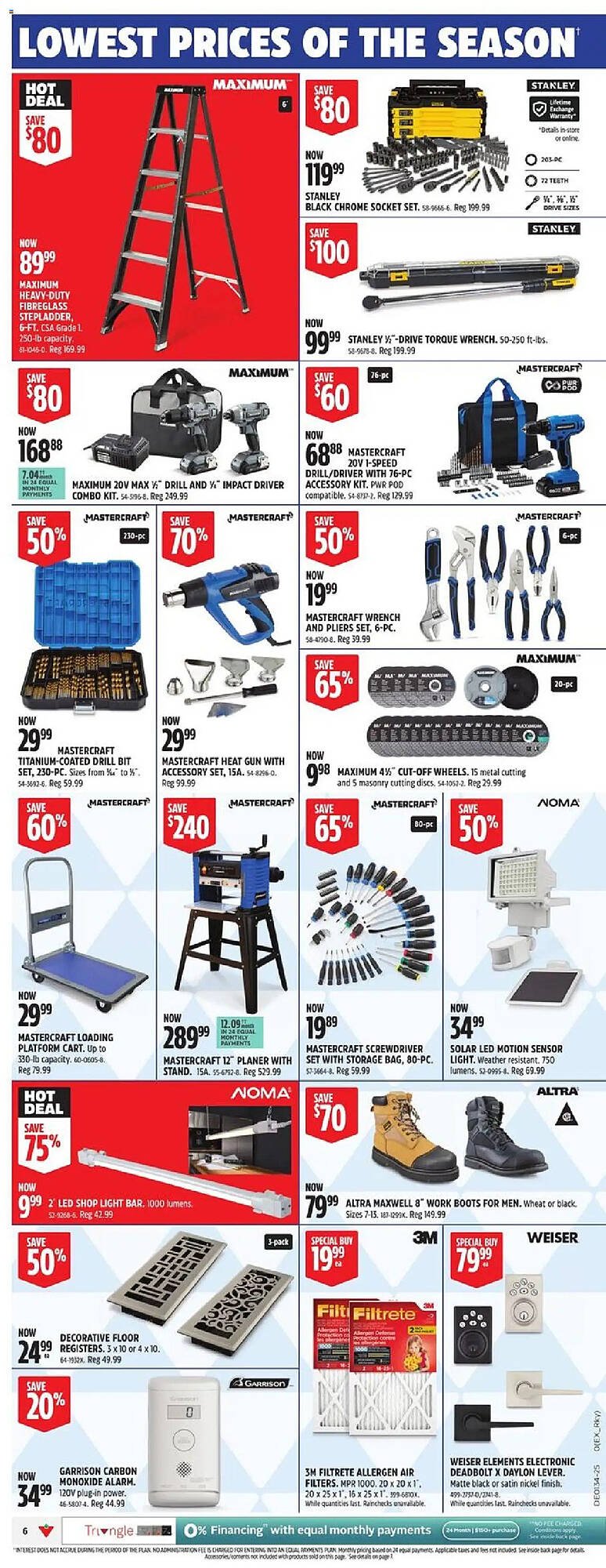 Canadian Tire flyer