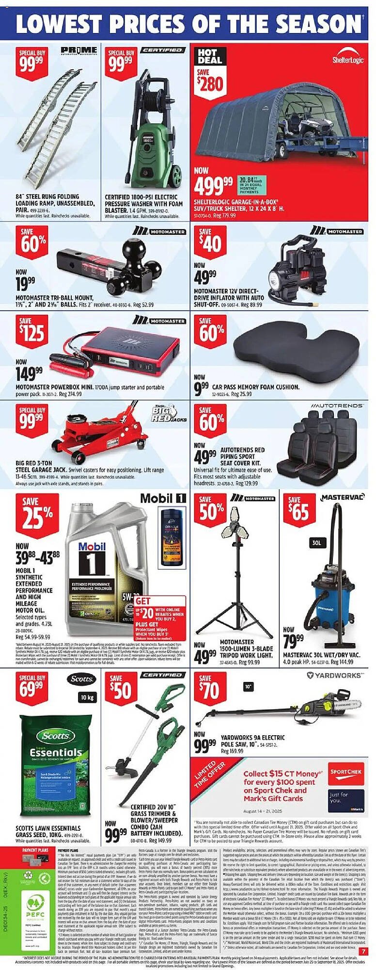 Canadian Tire flyer