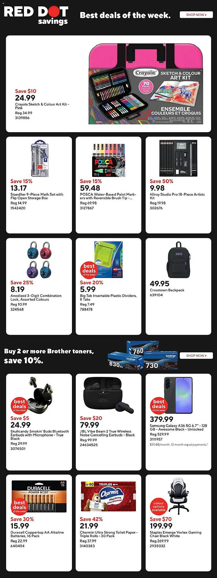 Staples flyer (2026-01-09 - 2026-01-16) | 2