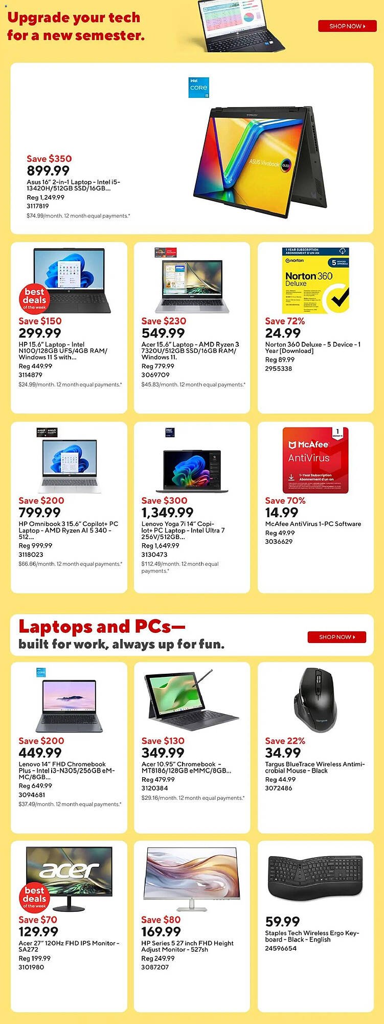 Staples flyer (2026-01-09 - 2026-01-16) | 3