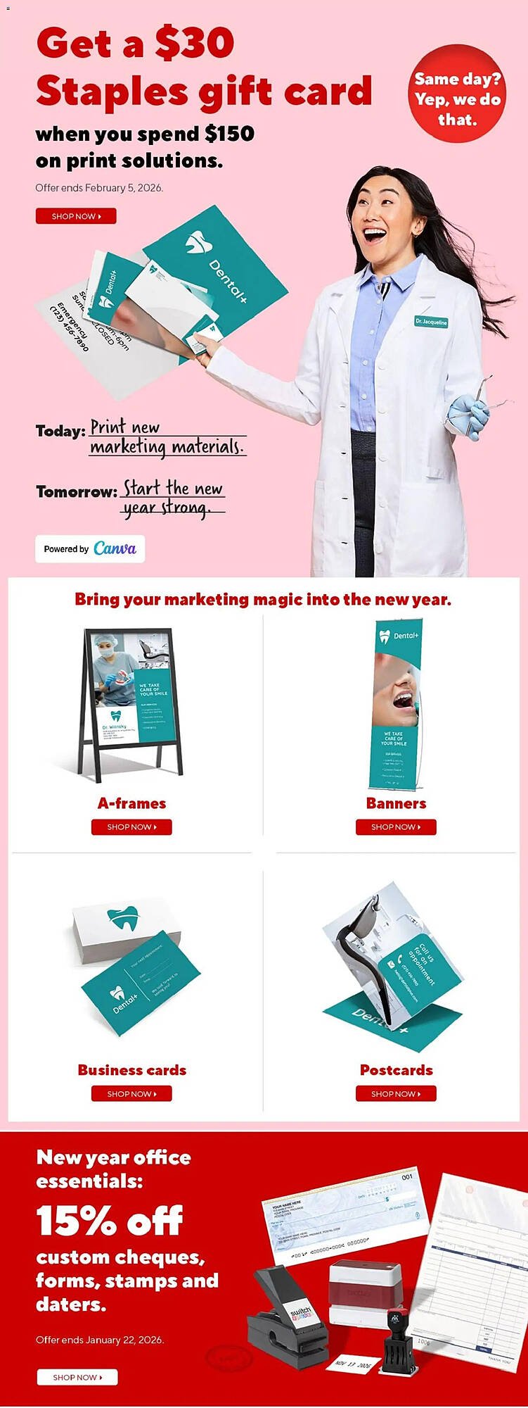 Staples flyer (2026-01-09 - 2026-01-16) | 8